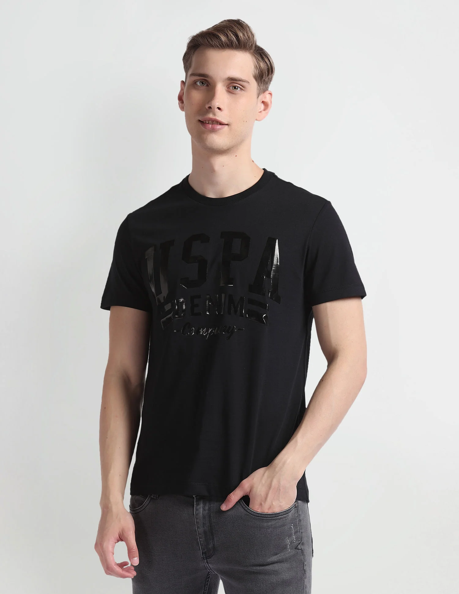 Brand Print Cotton T-Shirt - Image 6