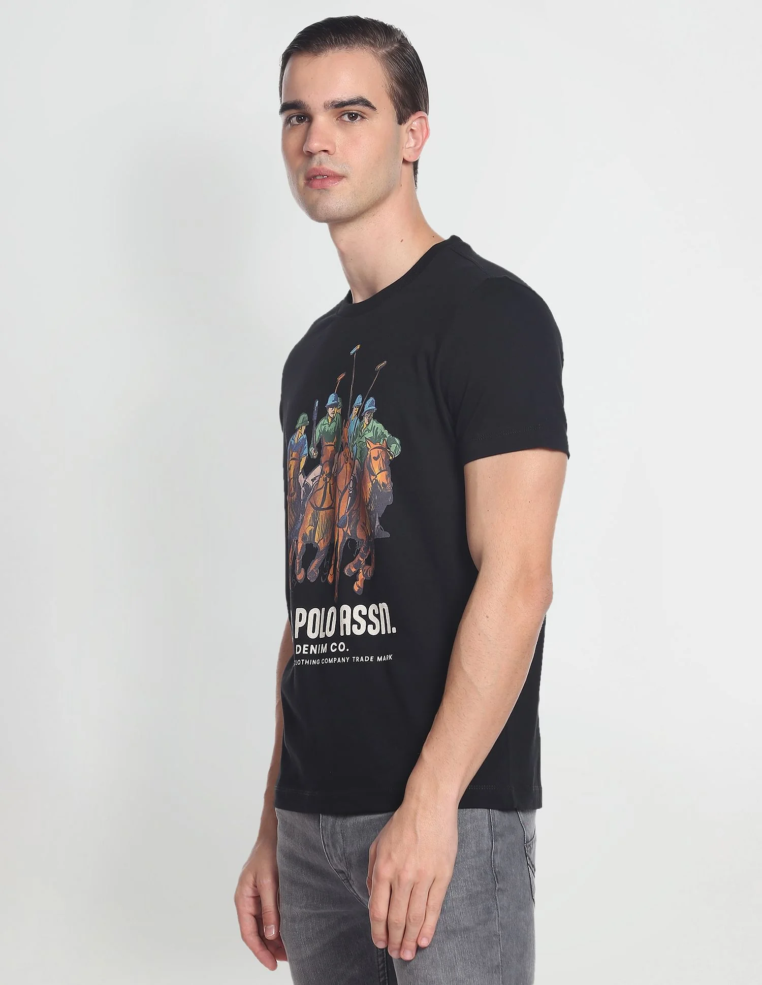 Brand Print Cotton T-Shirt - Image 4