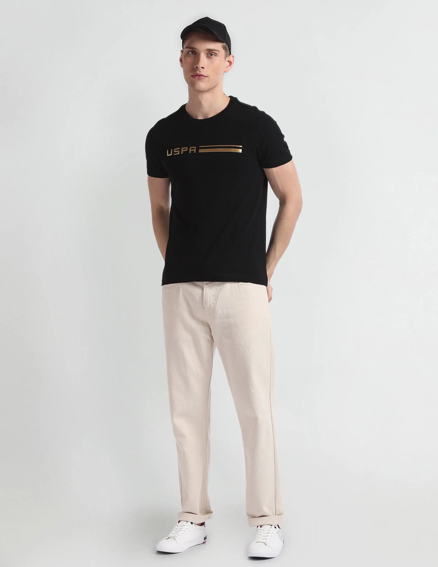 Brand Print Cotton T-Shirt - Image 3
