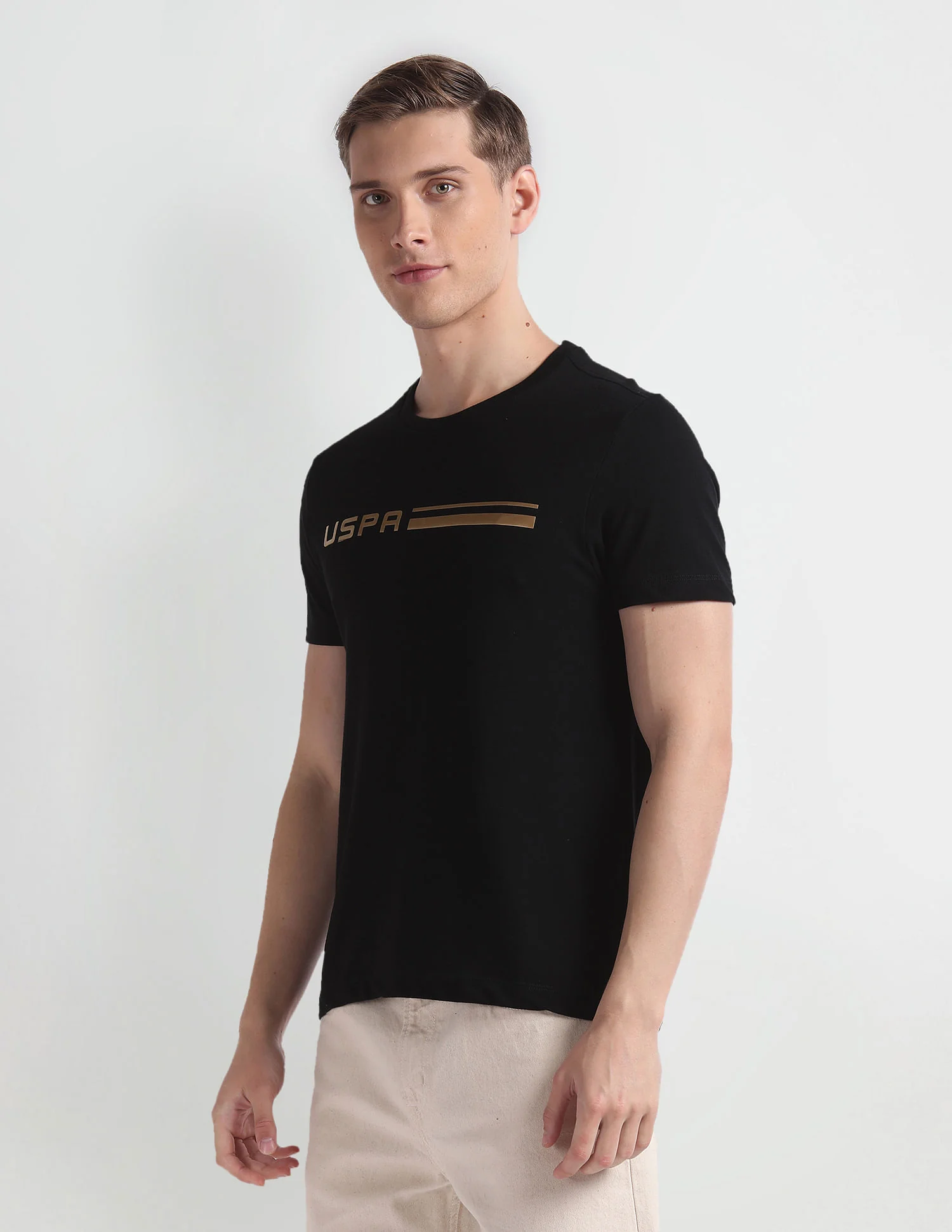 Brand Print Cotton T-Shirt - Image 4