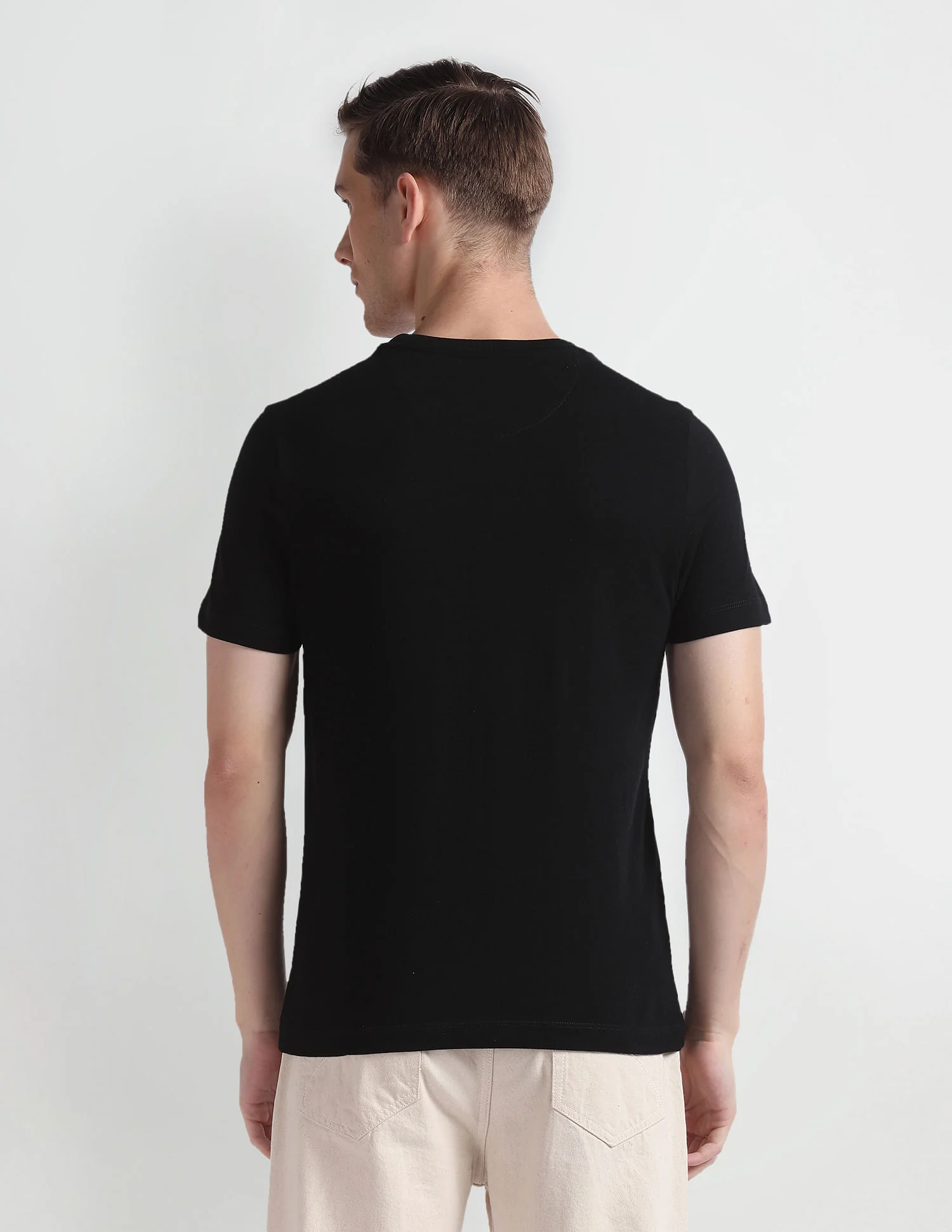 Brand Print Cotton T-Shirt - Image 5