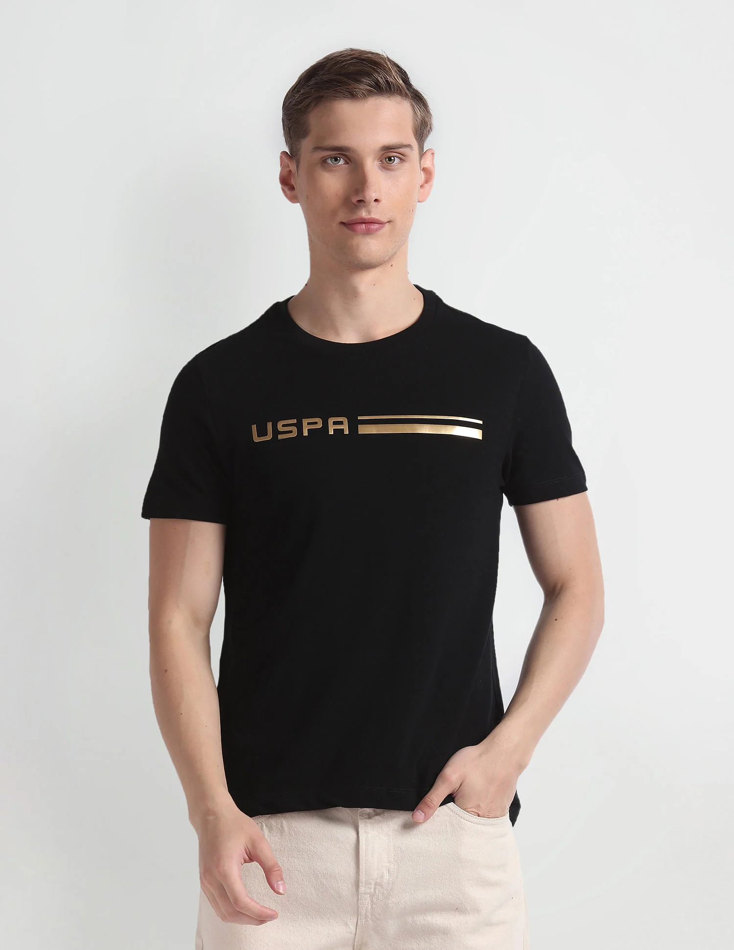 Brand Print Cotton T-Shirt - Image 6