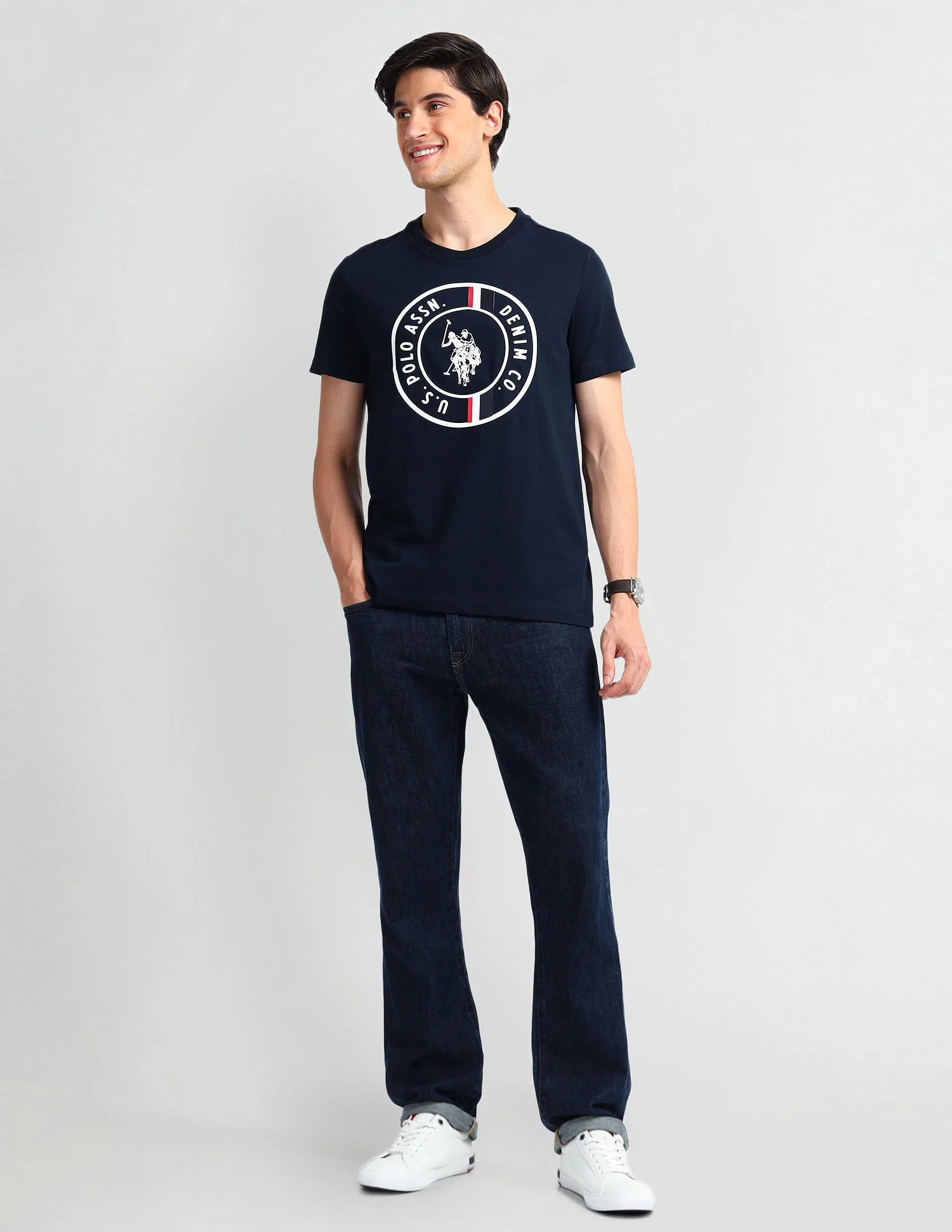 Brand Print Cotton T-Shirt - Image 3