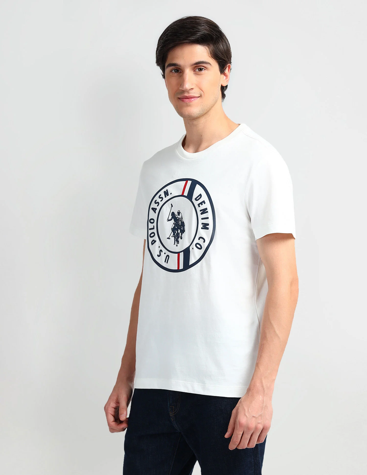 Brand Print Cotton T-Shirt - Image 4