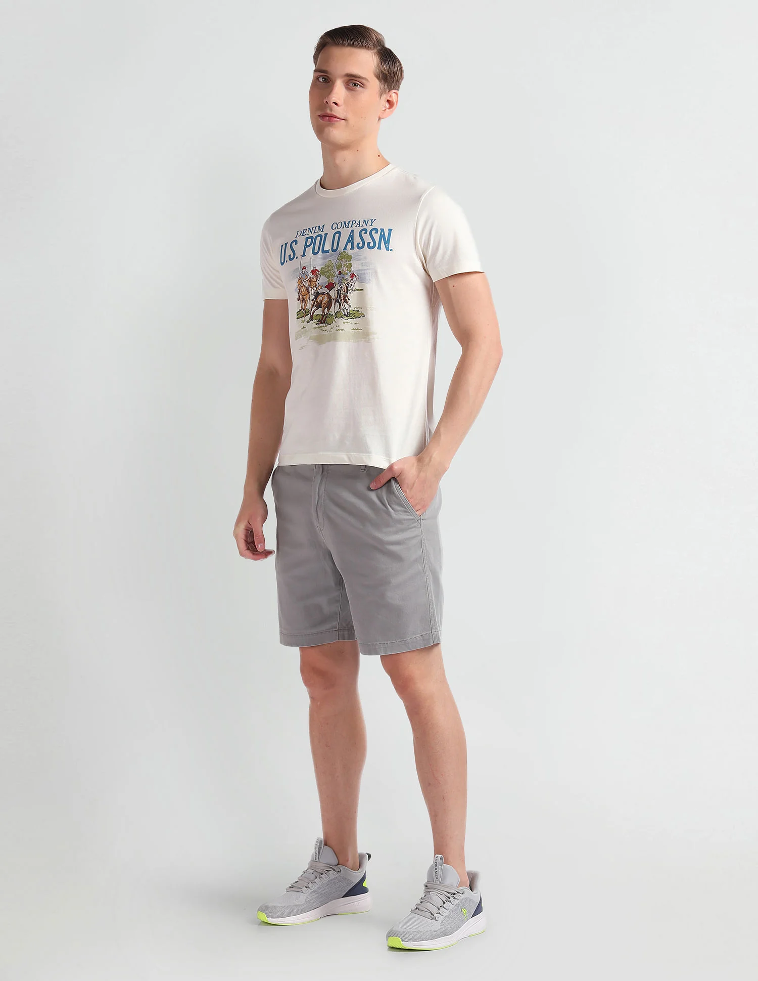 Brand Print Cotton T-Shirt - Image 3
