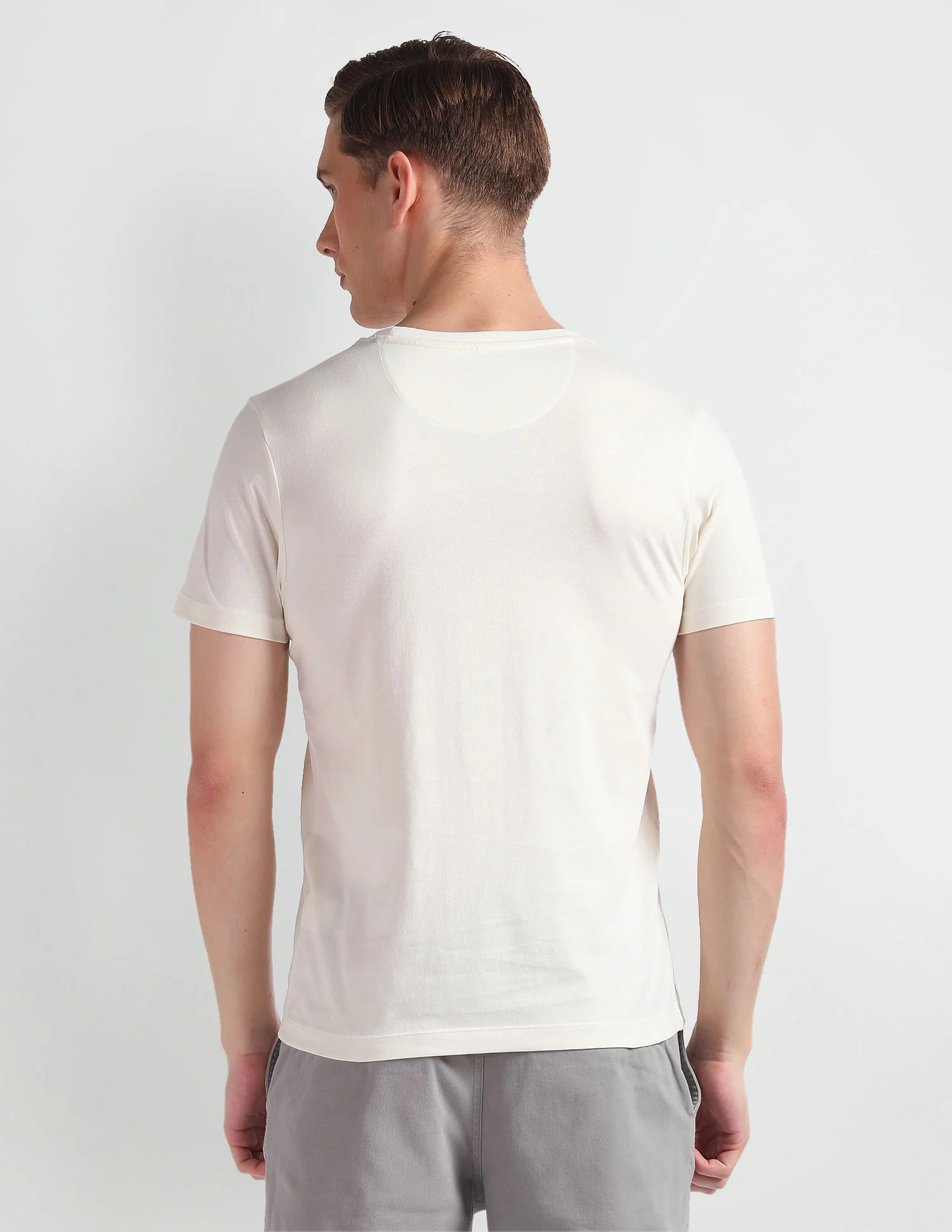 Brand Print Cotton T-Shirt - Image 5