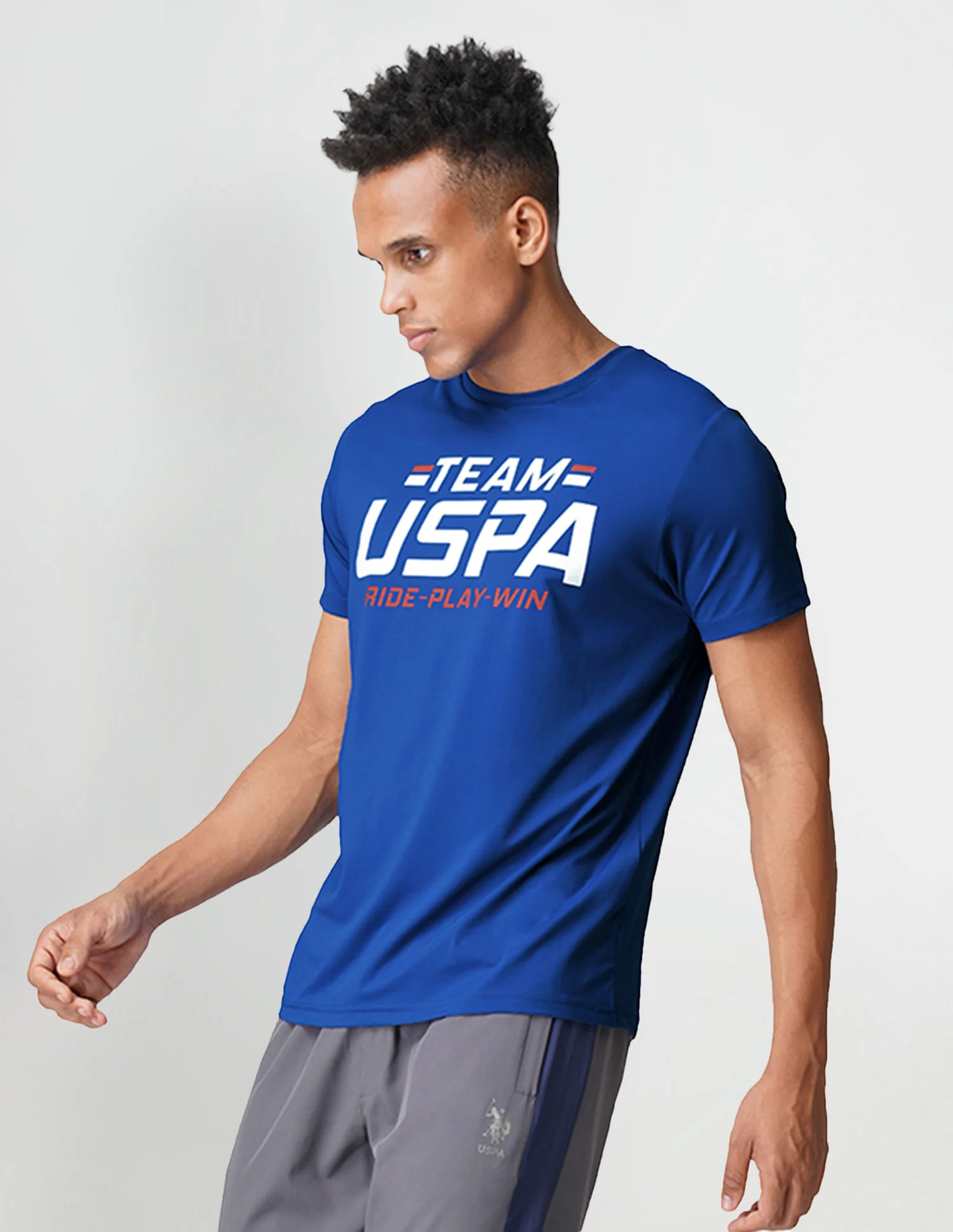 Brand Print Crew Neck I713 Lounge T-Shirt - Pack Of 1 - Image 3