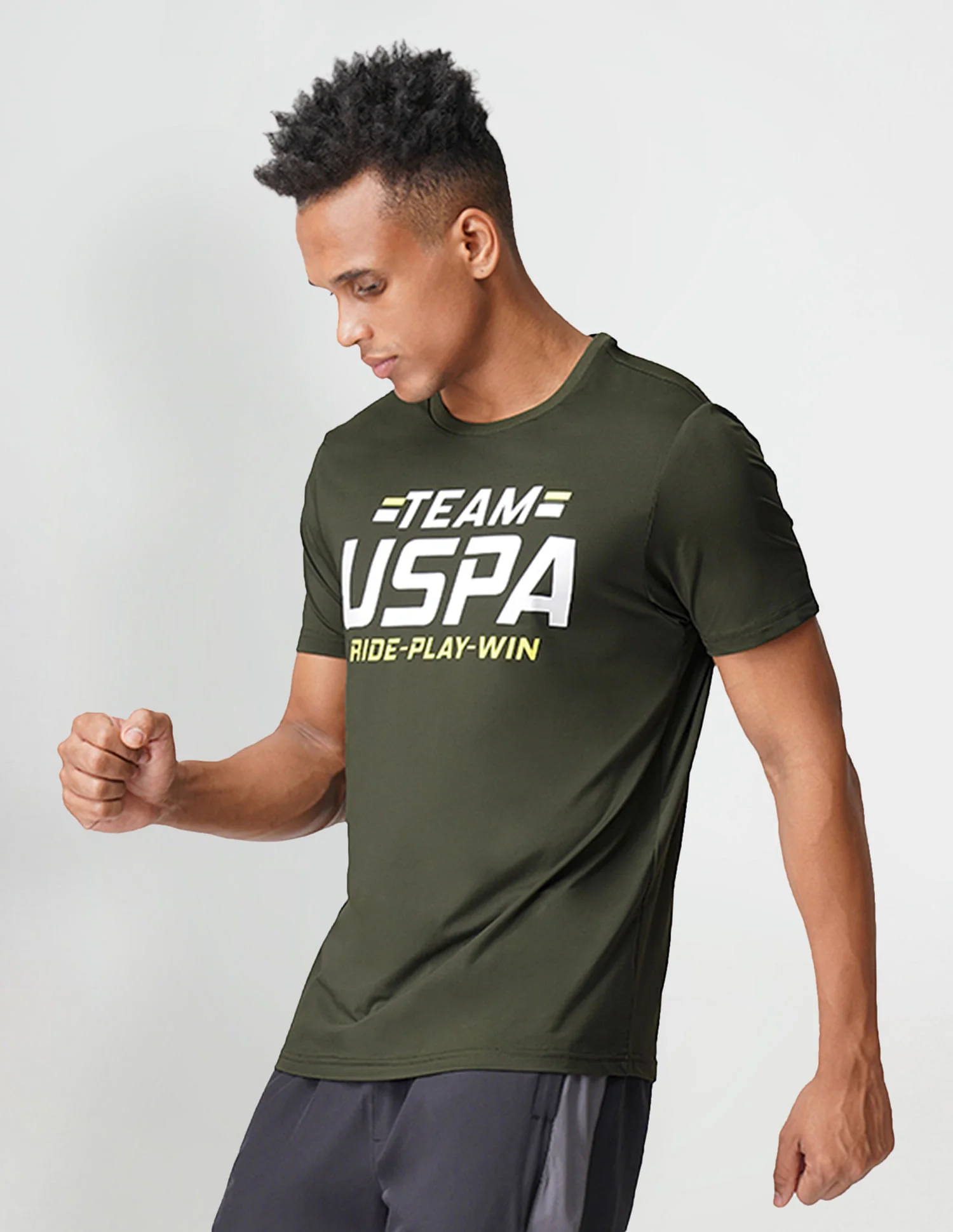 Brand Print Crew Neck I713 Lounge T-Shirt - Pack Of 1 - Image 2