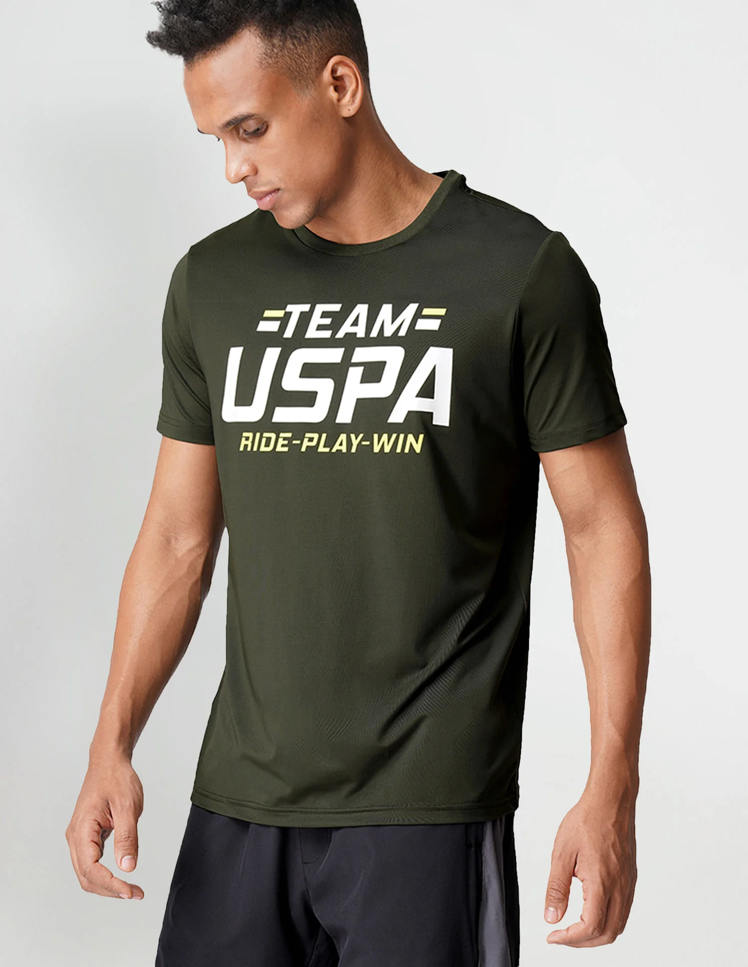 Brand Print Crew Neck I713 Lounge T-Shirt - Pack Of 1 - Image 3