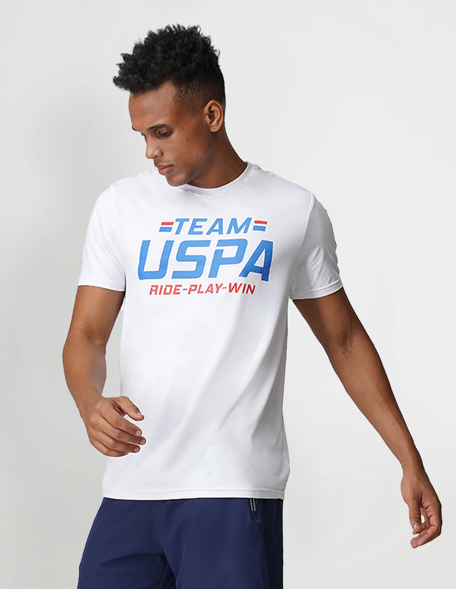 Brand Print Crew Neck I713 Lounge T-Shirt - Pack Of 1 - Image 3