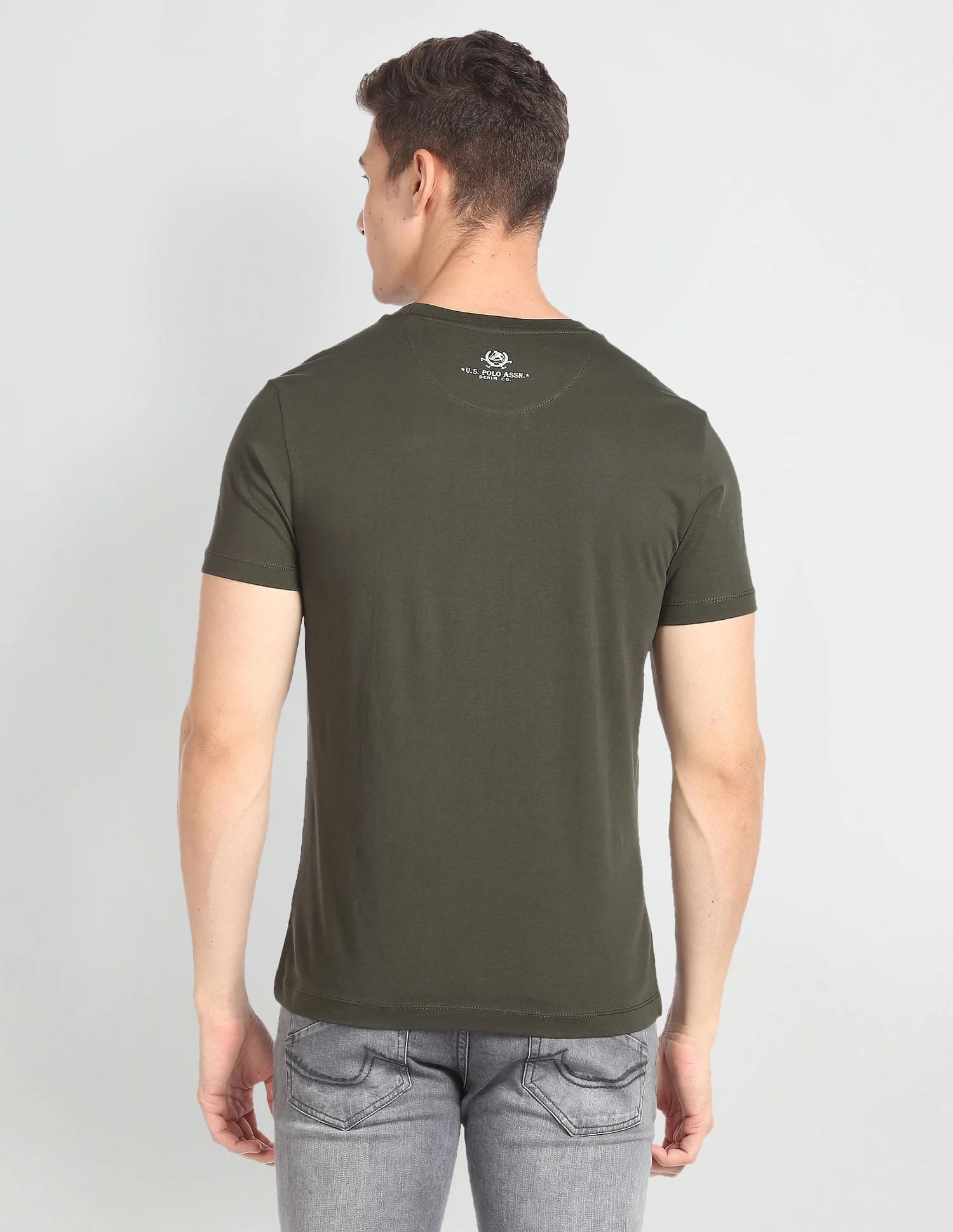 Brand Print Crew Neck T-Shirt - Image 5