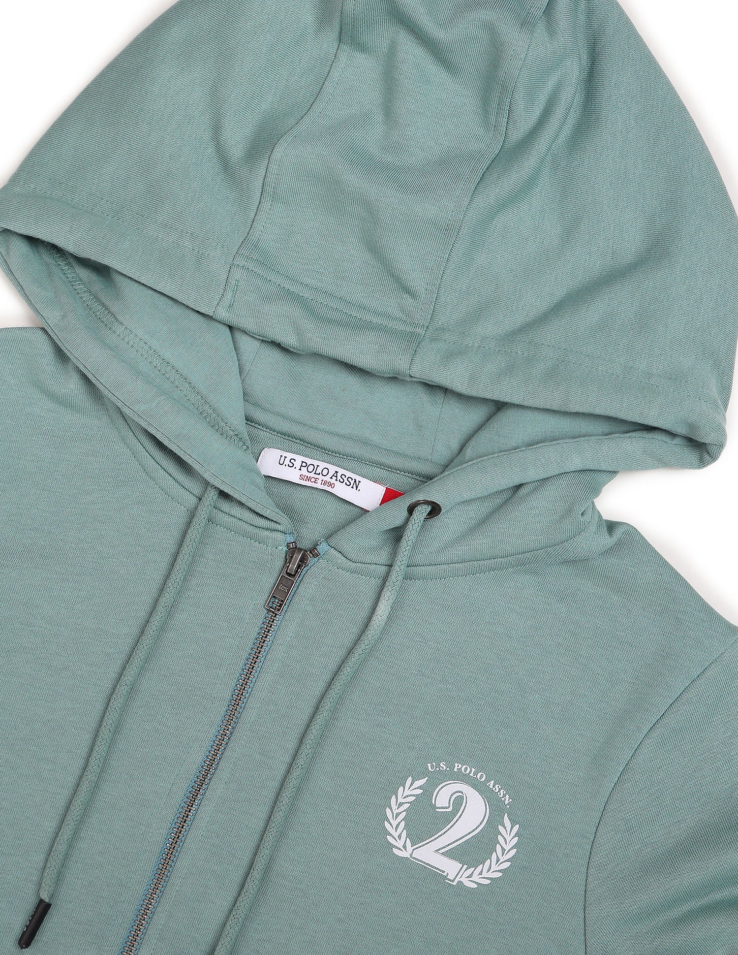 Brand Print Hooded Sweatshirt - Image 2
