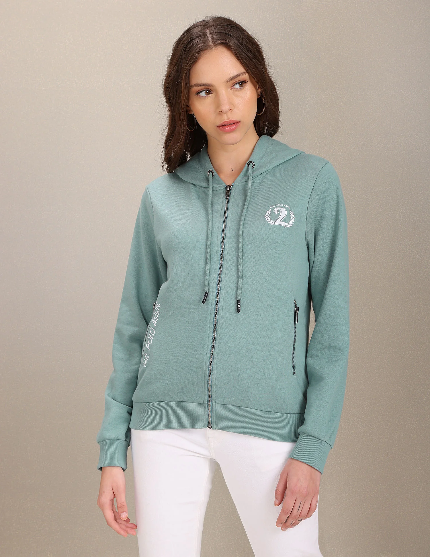 Brand Print Hooded Sweatshirt - Image 6