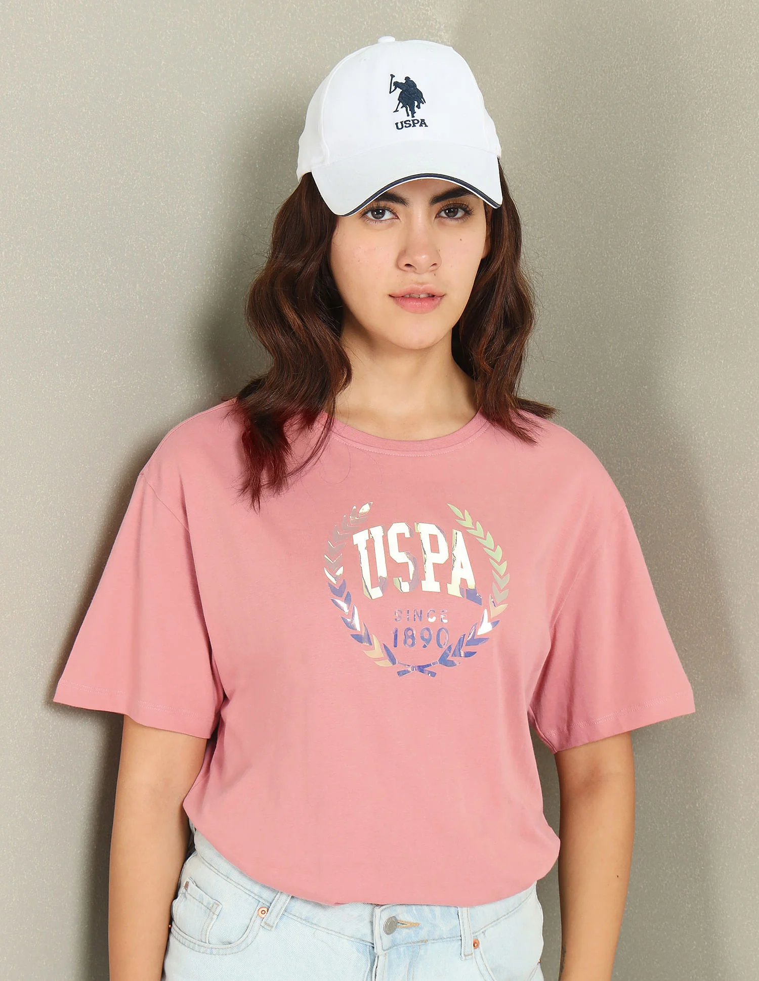 Brand Print Boxy T-Shirt