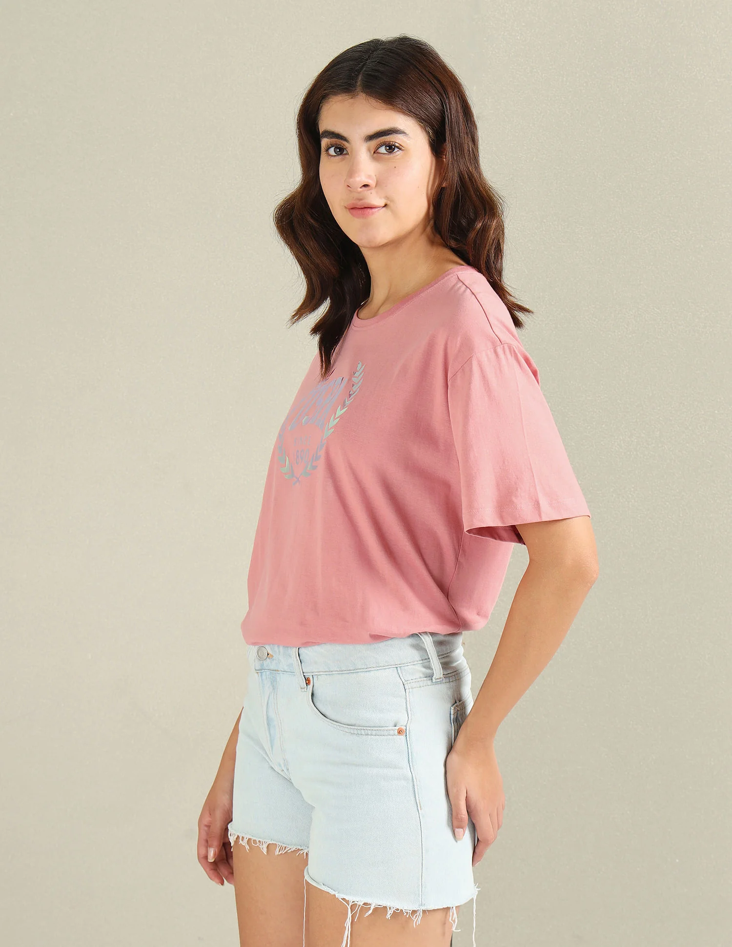 Brand Print Boxy T-Shirt - Image 4