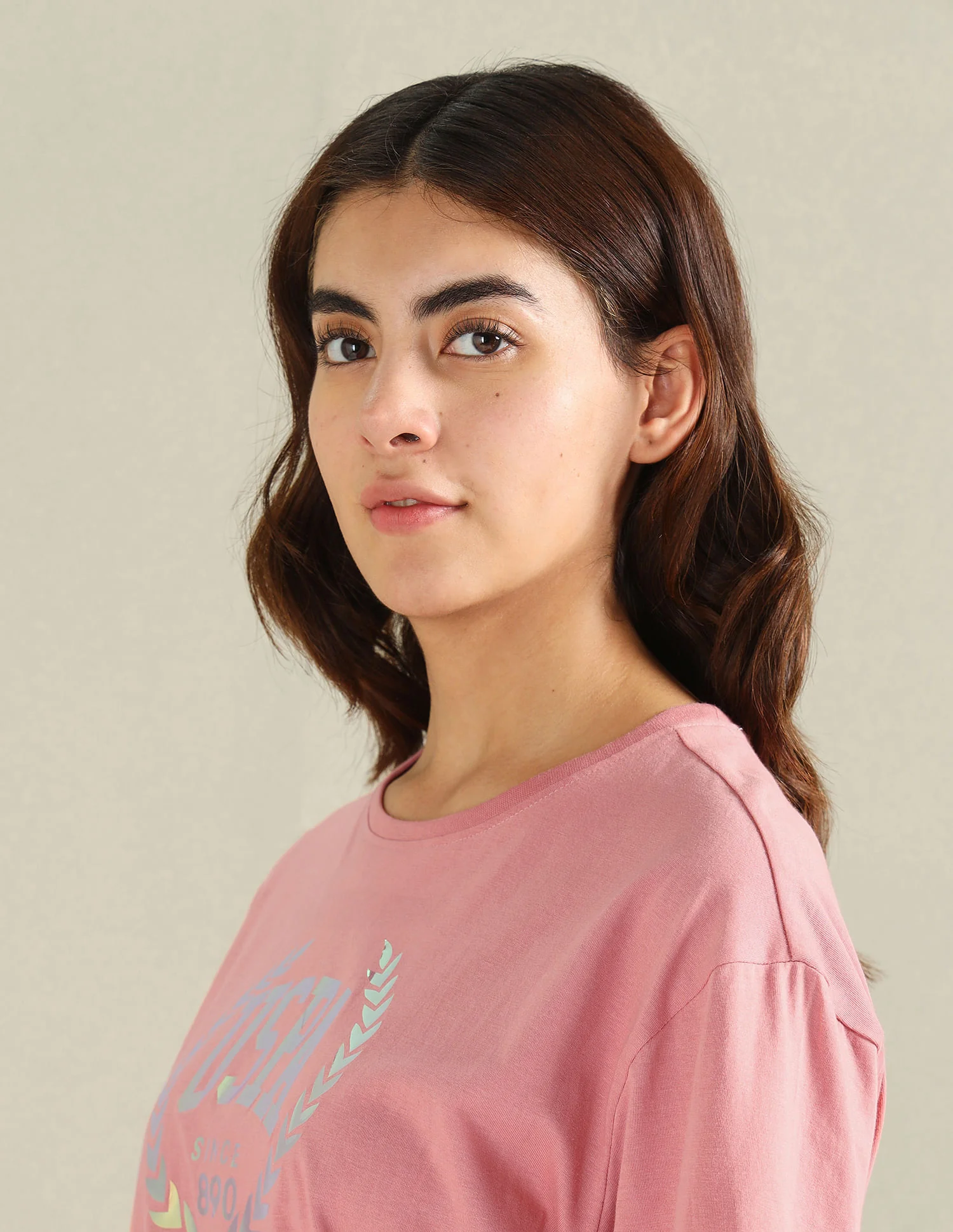 Brand Print Boxy T-Shirt - Image 7