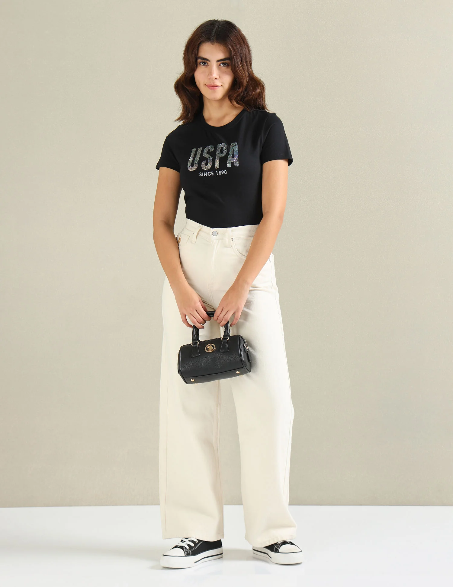 Brand Print Boxy Fit T-Shirt - Image 3