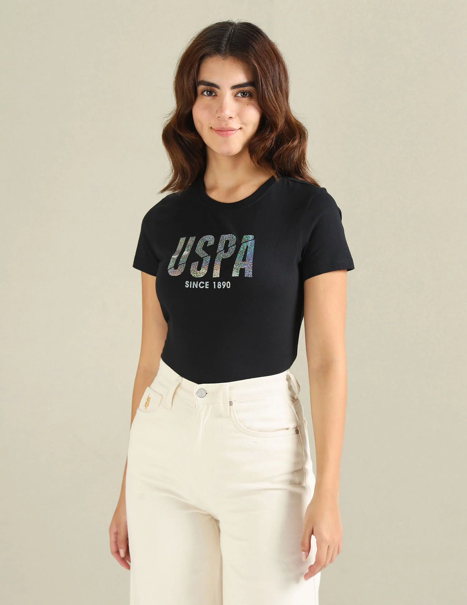 Brand Print Boxy Fit T-Shirt - Image 6