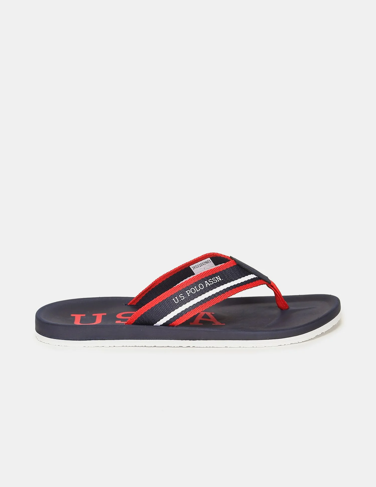 Brand Print Non-Skid Pieres Flip Flops - Image 3