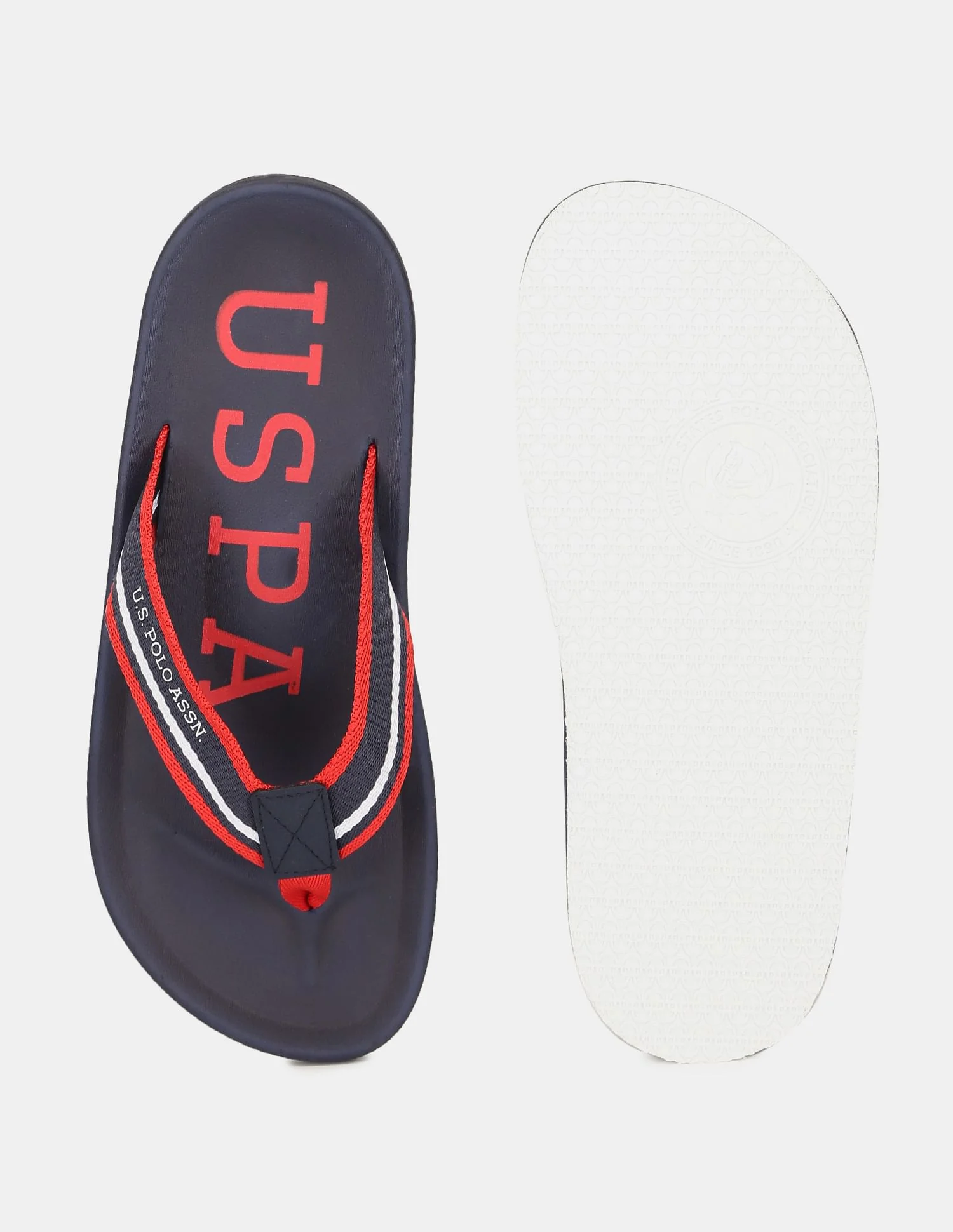 Brand Print Non-Skid Pieres Flip Flops - Image 4