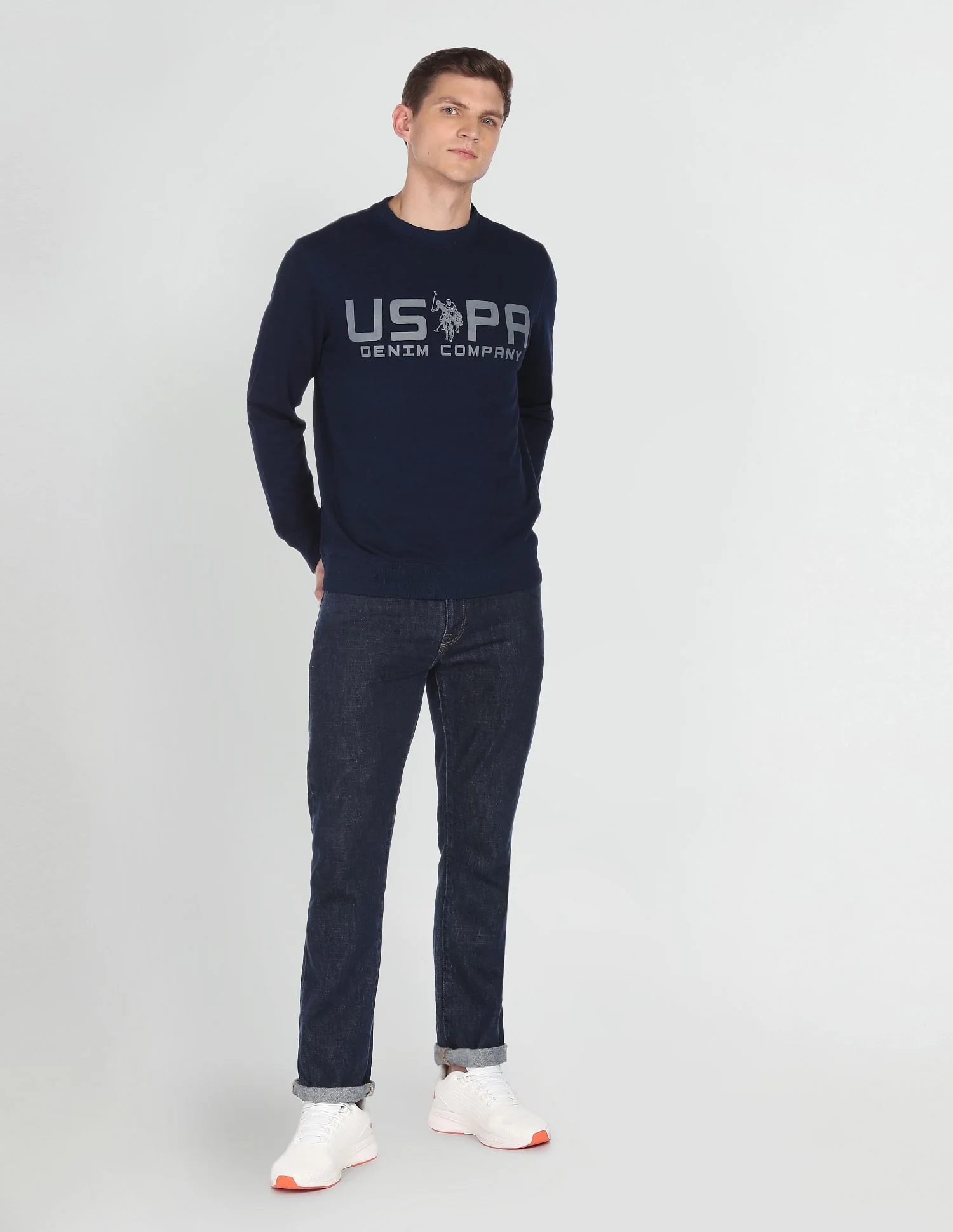 Brand Print Pure Cotton Sweatshirt - Image 3