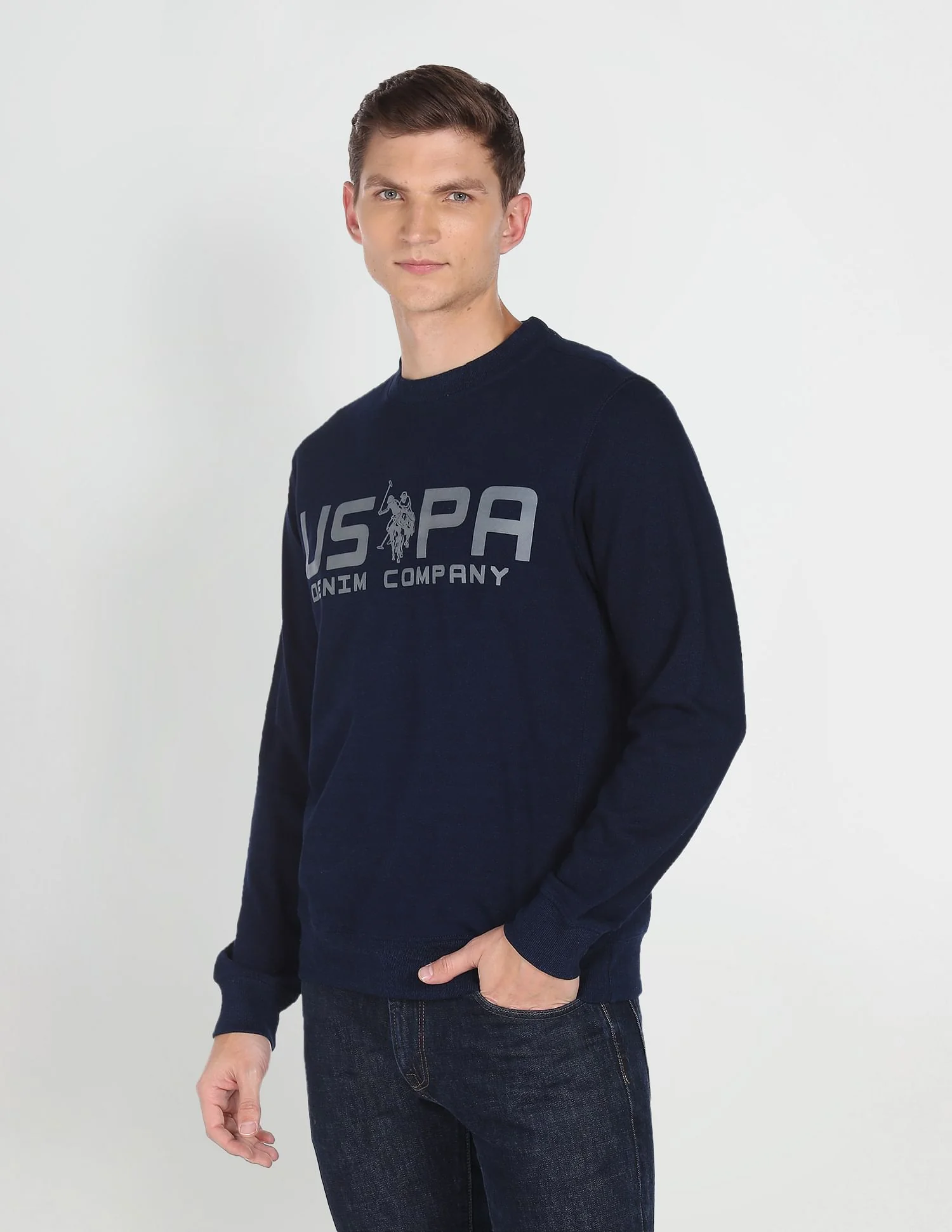 Brand Print Pure Cotton Sweatshirt - Image 4