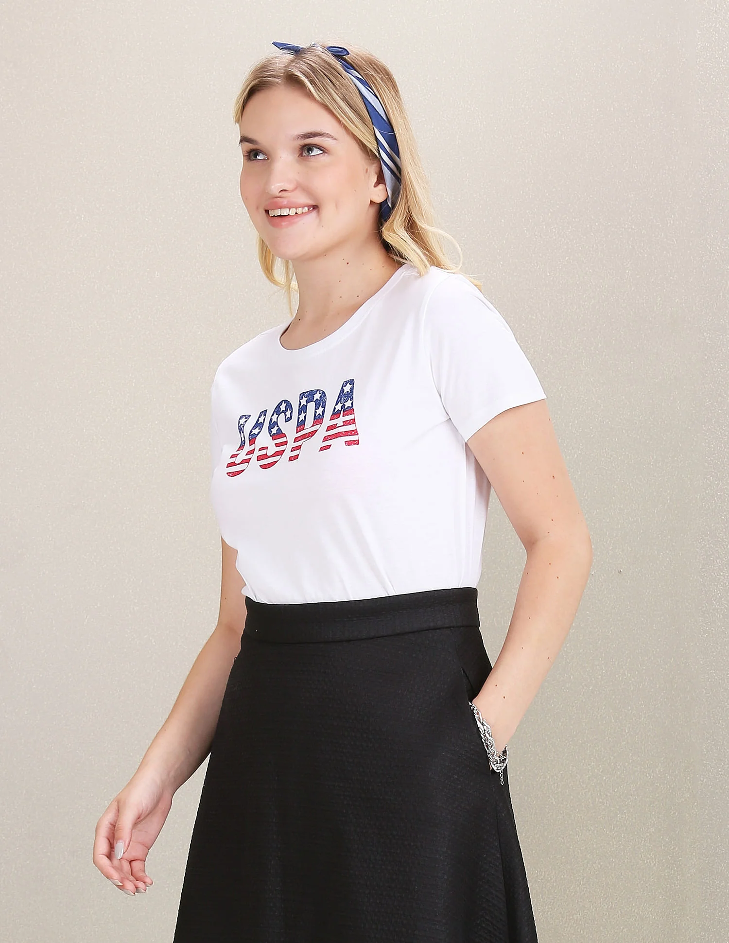 Brand Print Short Sleeve T-Shirt - Image 4