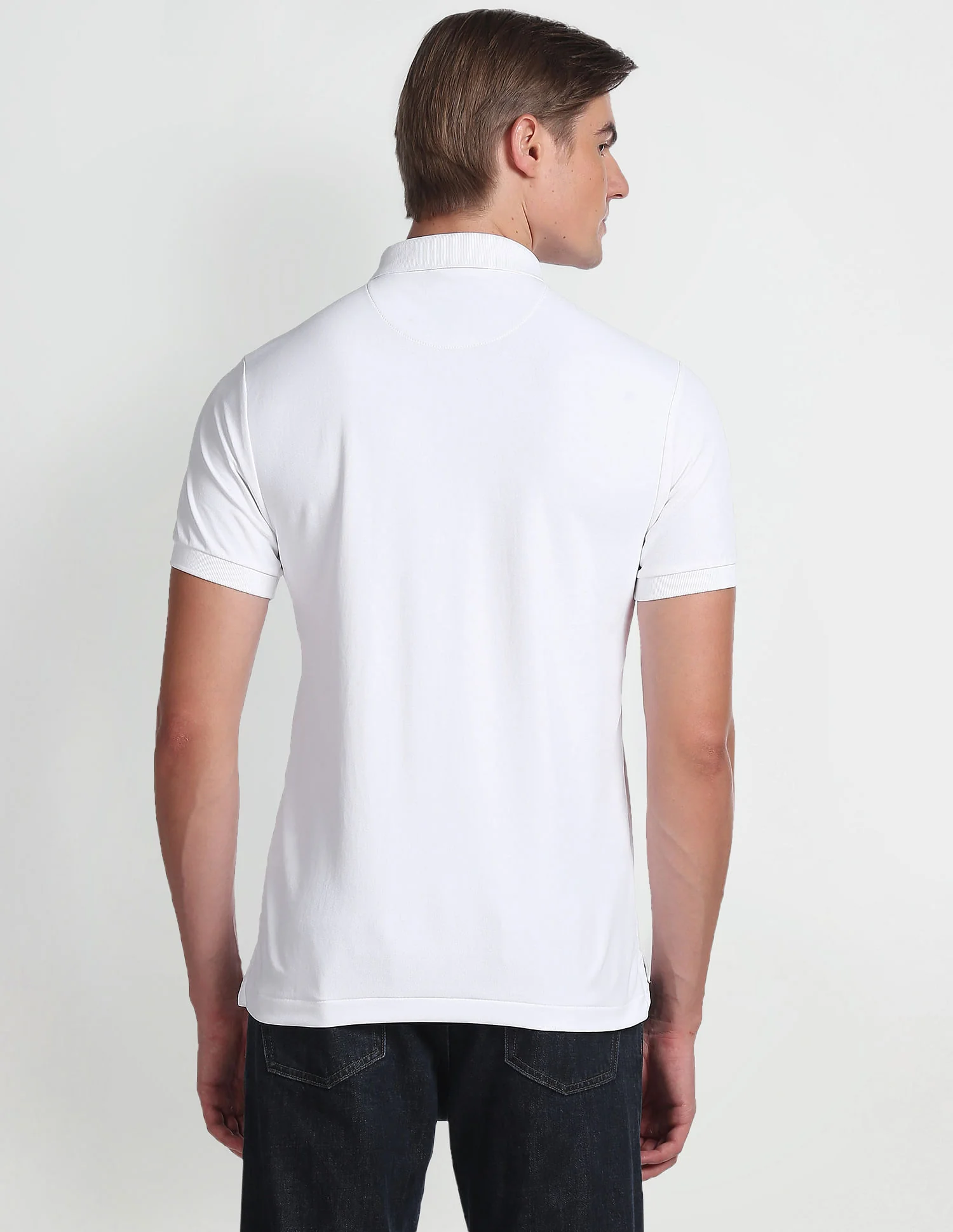 Brand Print Slim Fit Polo Shirt - Image 5