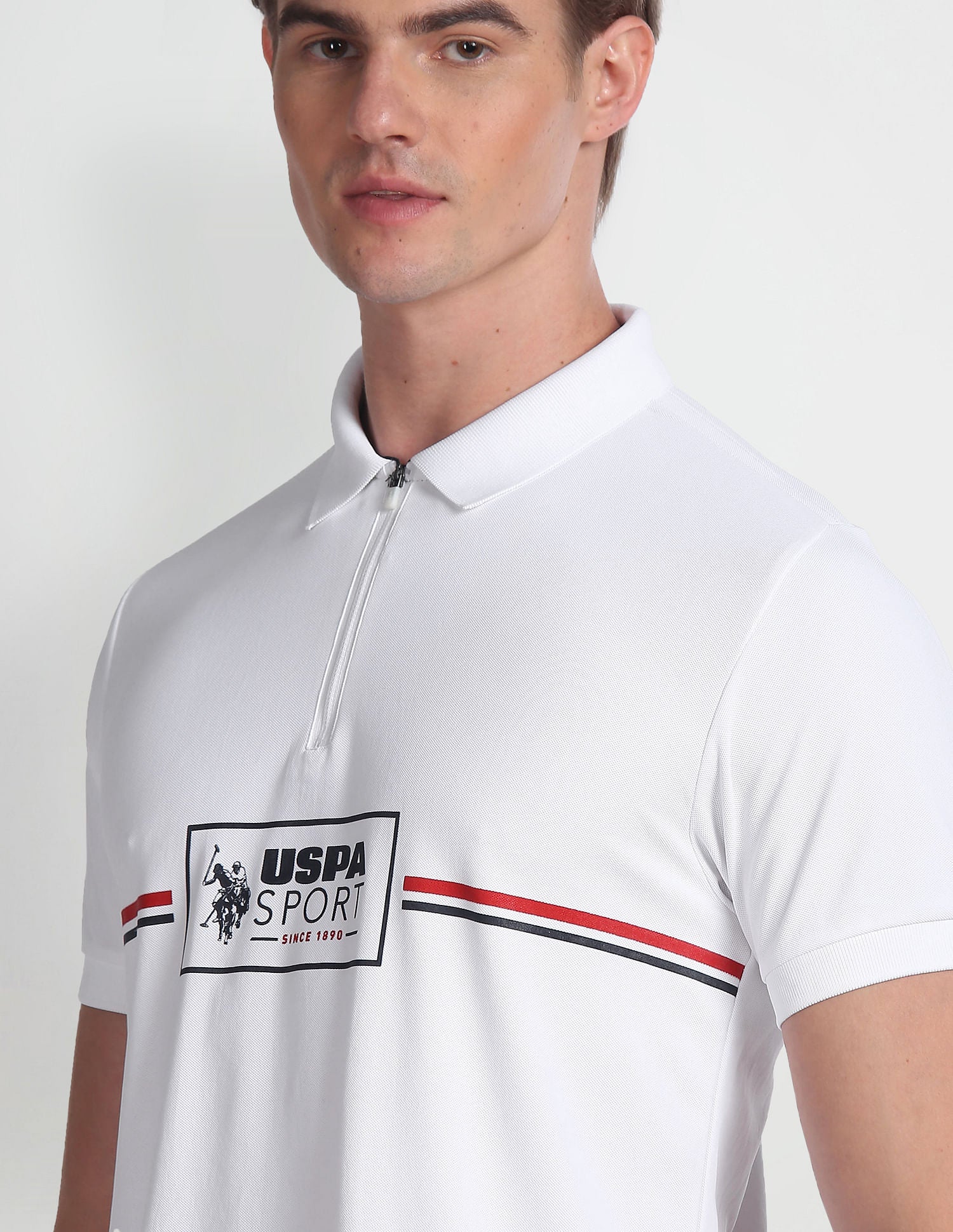 Brand Print Slim Fit Polo Shirt - Image 6