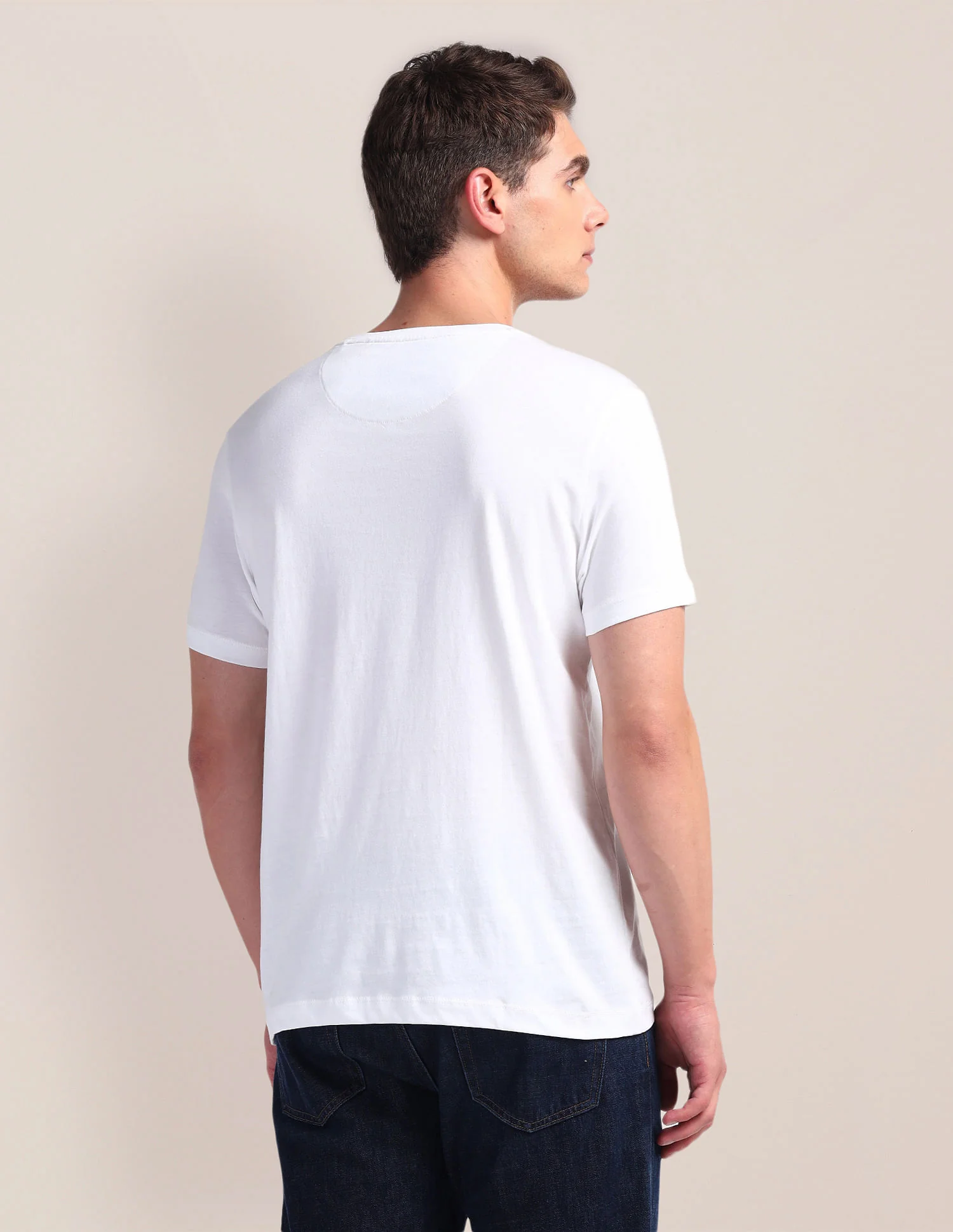 Brand Print Slim Fit T-Shirt - Image 5