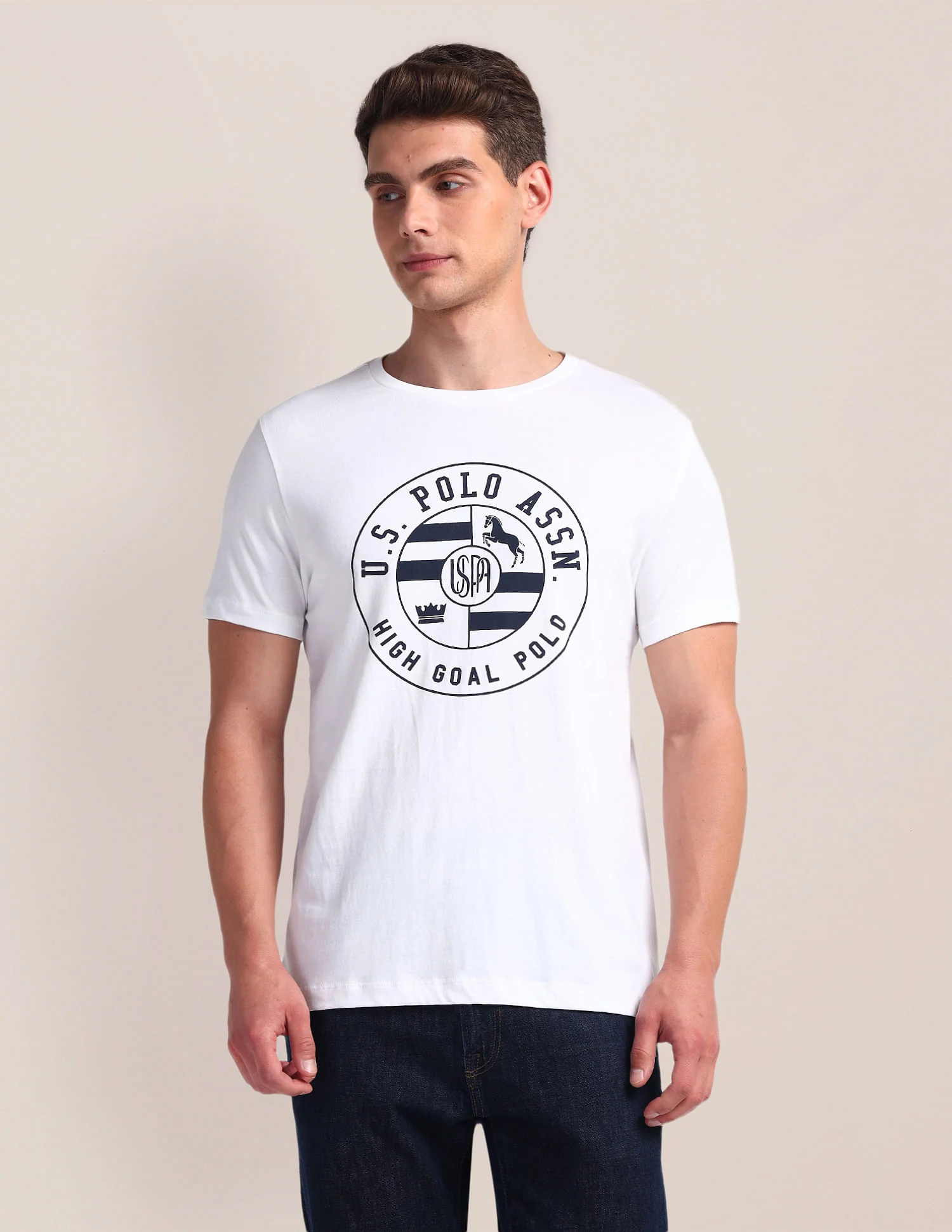 Brand Print Slim Fit T-Shirt - Image 6
