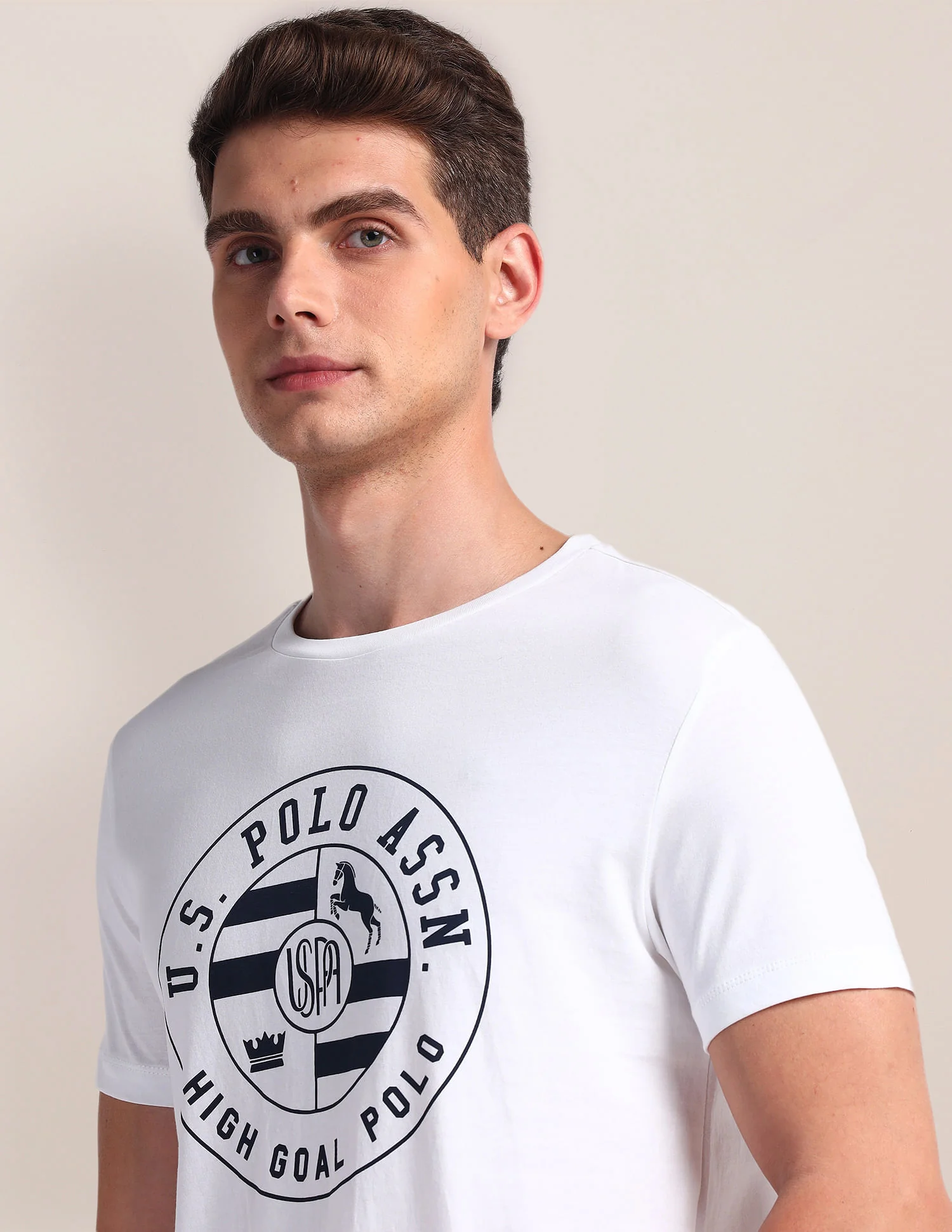 Brand Print Slim Fit T-Shirt - Image 7
