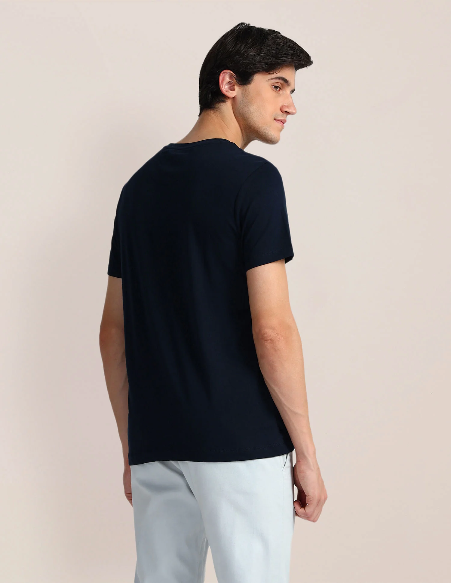 Brand Print Slim Fit T-Shirt - Image 5