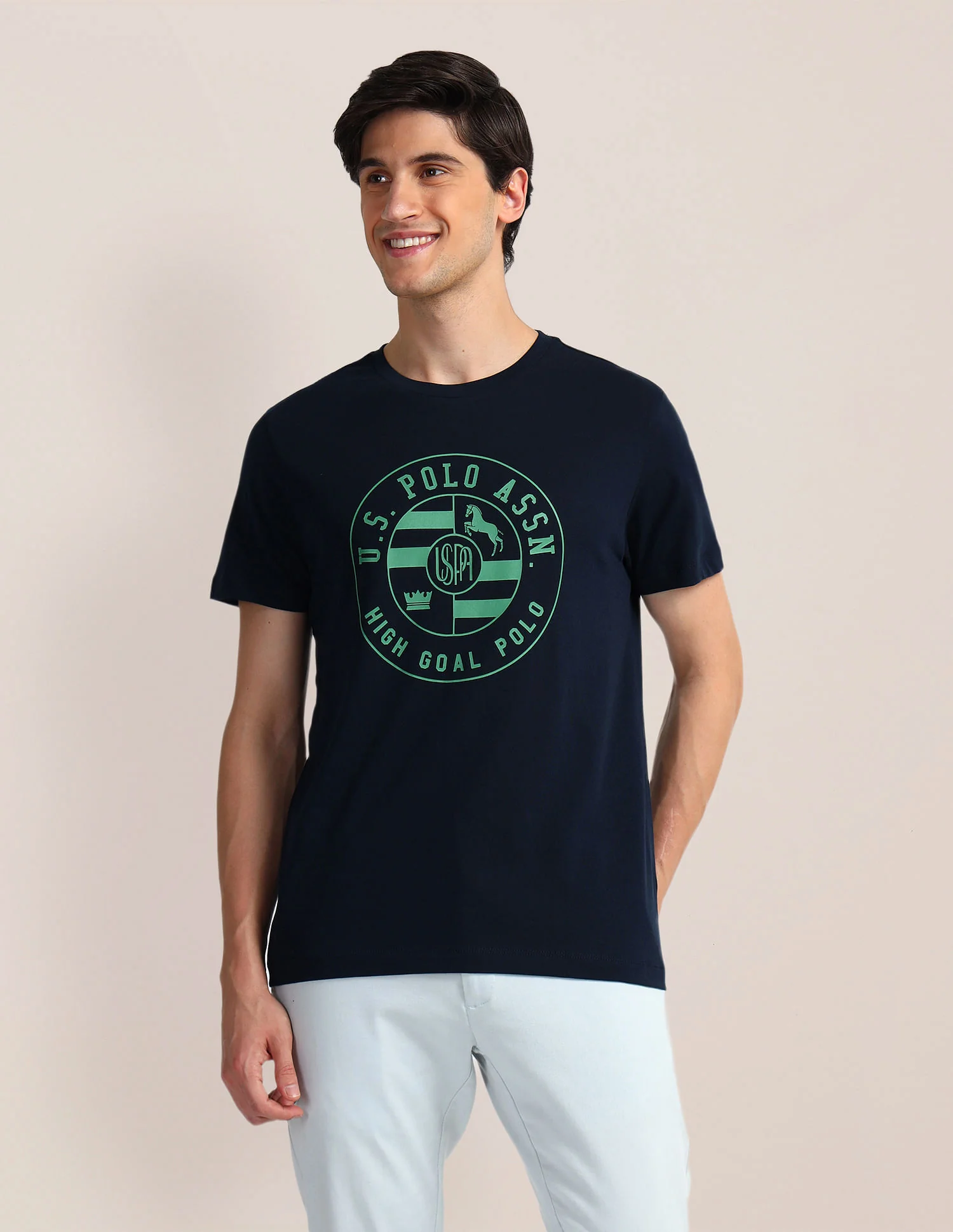Brand Print Slim Fit T-Shirt - Image 6