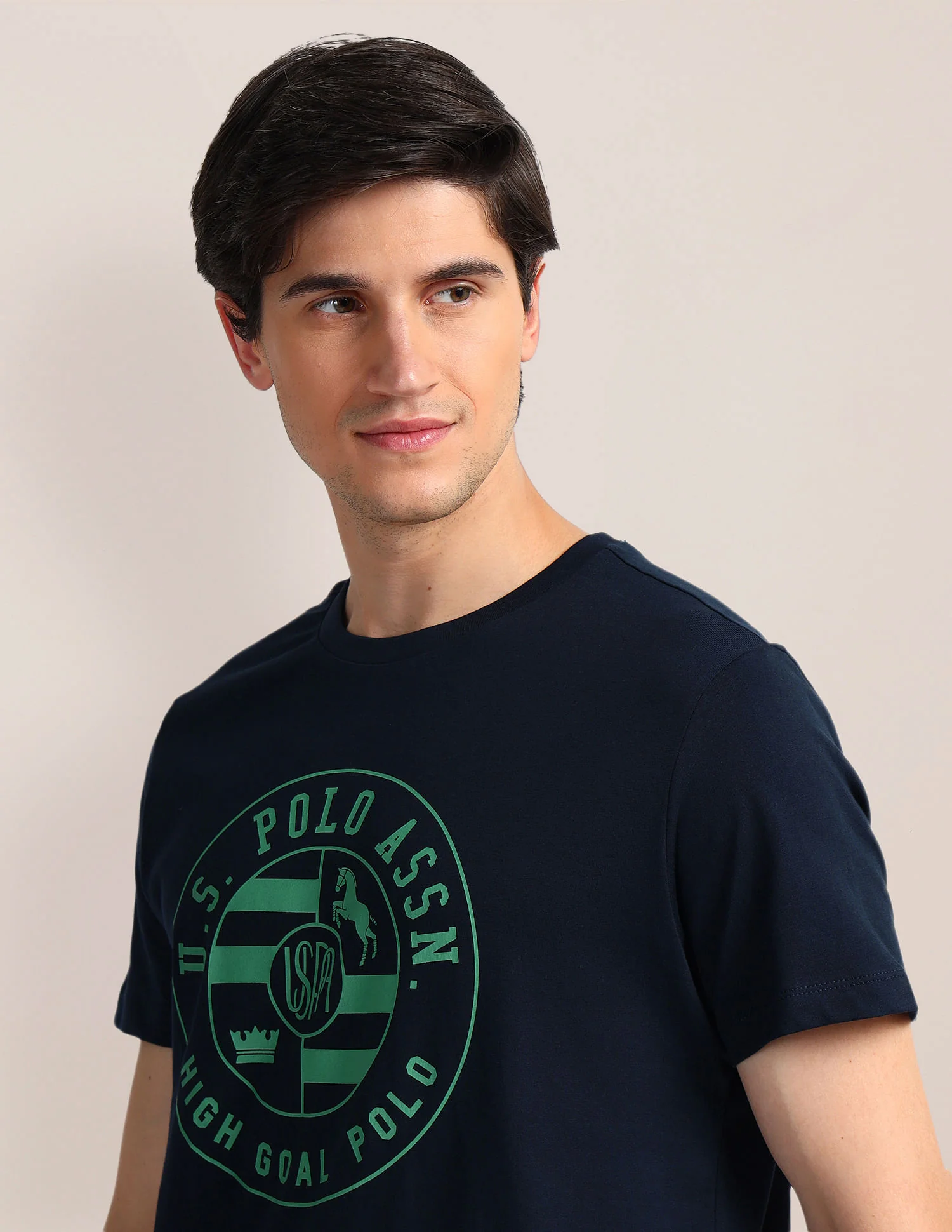 Brand Print Slim Fit T-Shirt - Image 7