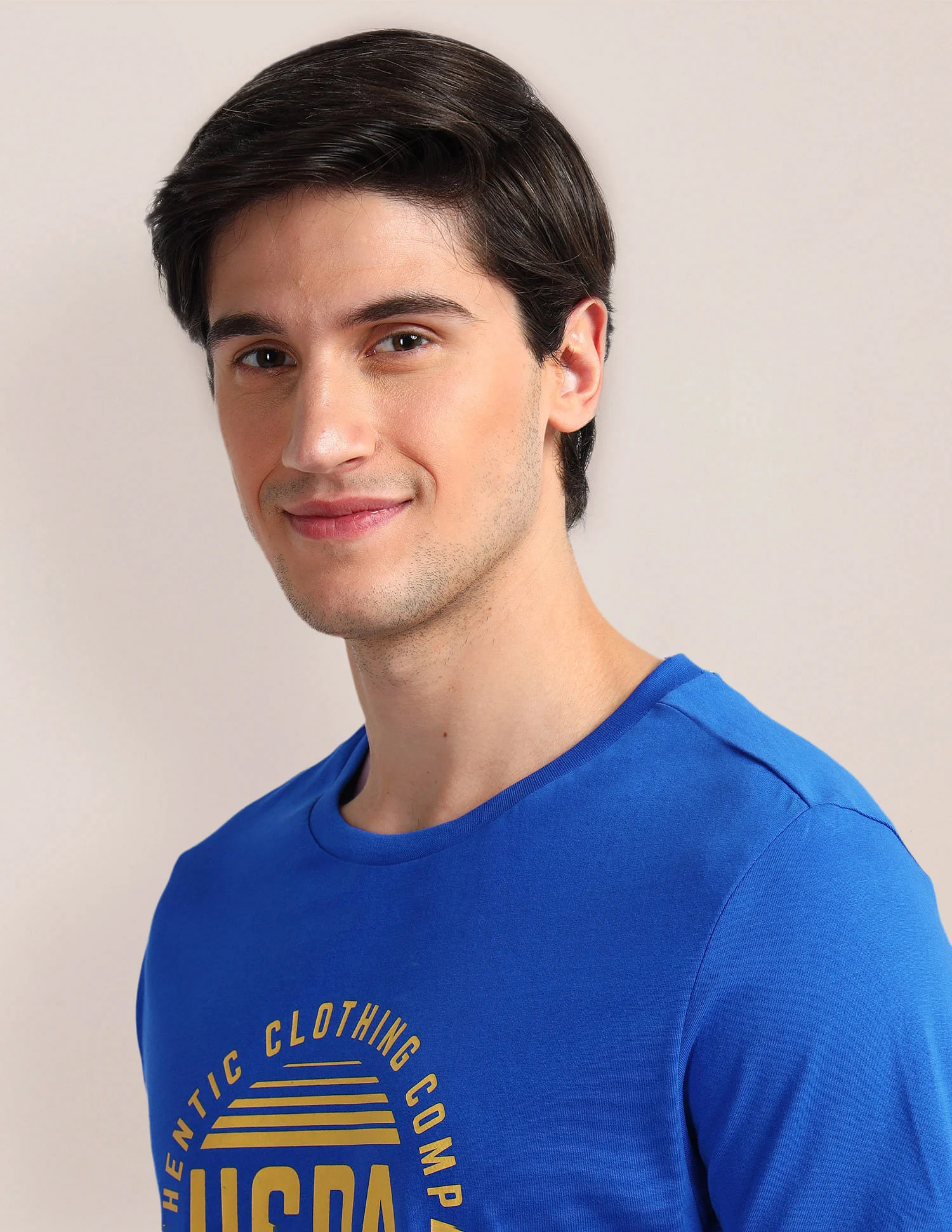 Brand Print Slim Fit T-Shirt - Image 7