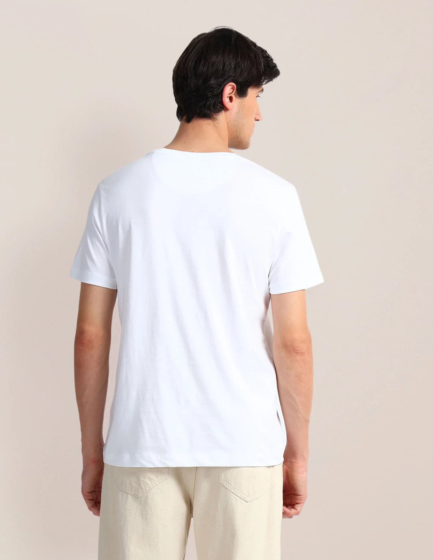 Brand Print Slim Fit T-Shirt - Image 5