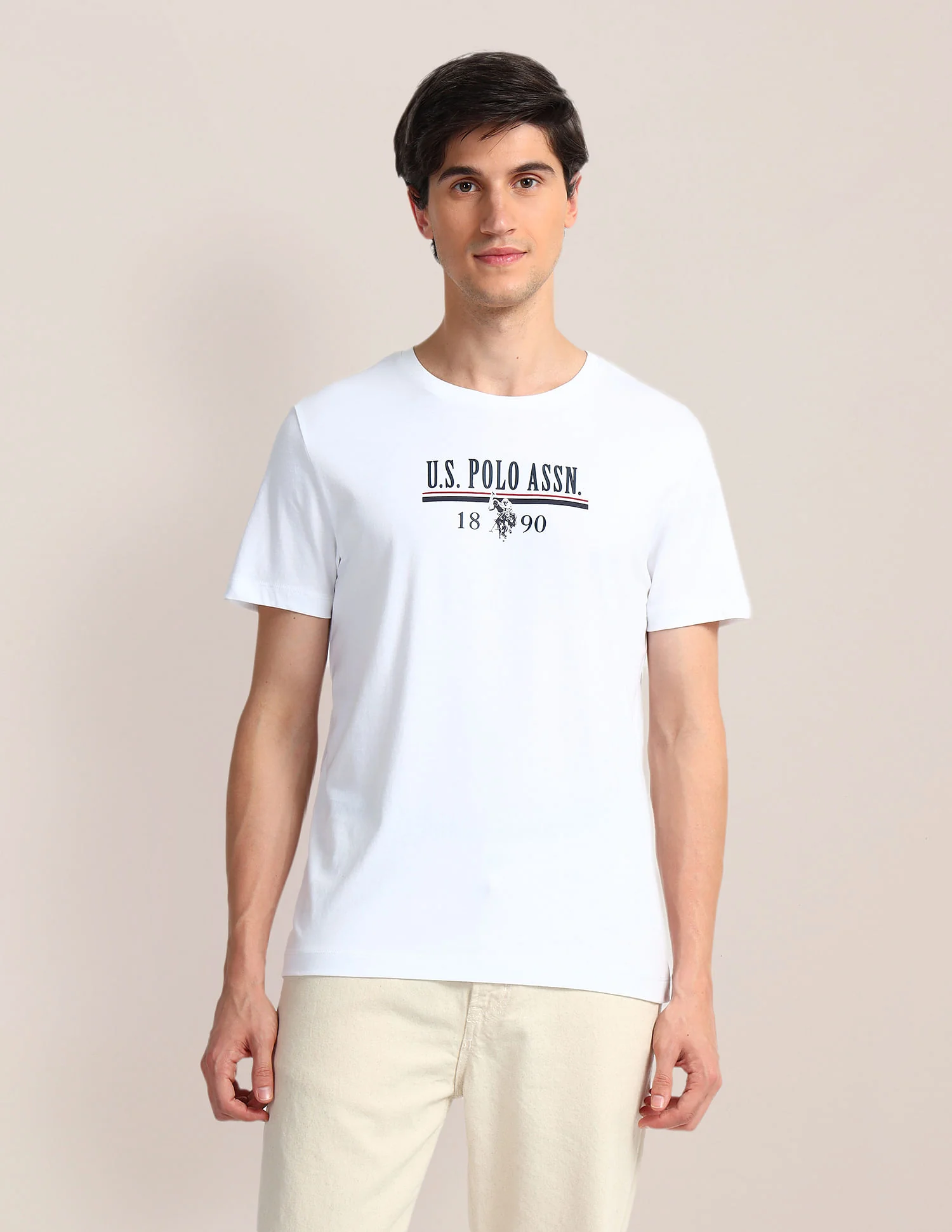 Brand Print Slim Fit T-Shirt - Image 6