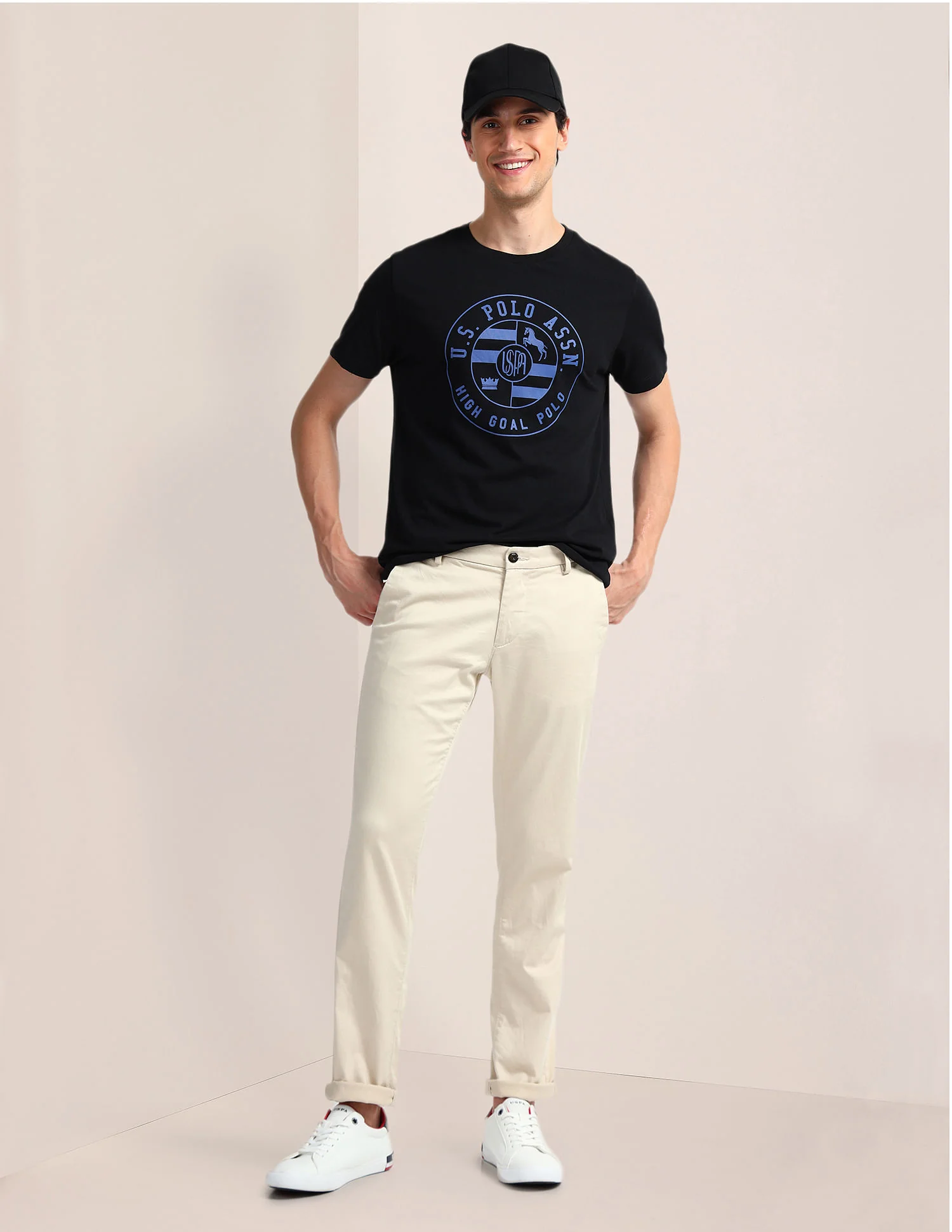 Brand Print Slim Fit T-Shirt - Image 3