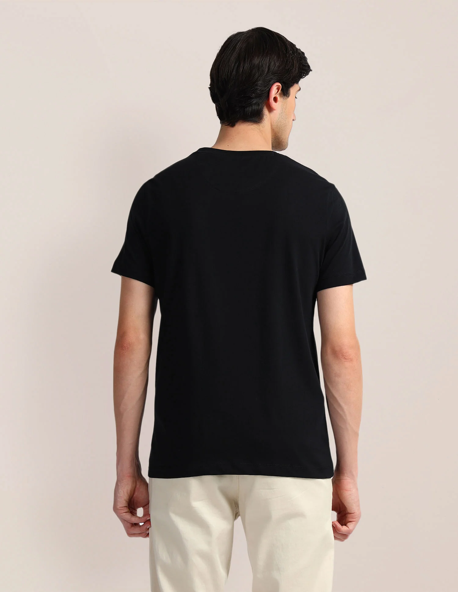 Brand Print Slim Fit T-Shirt - Image 5