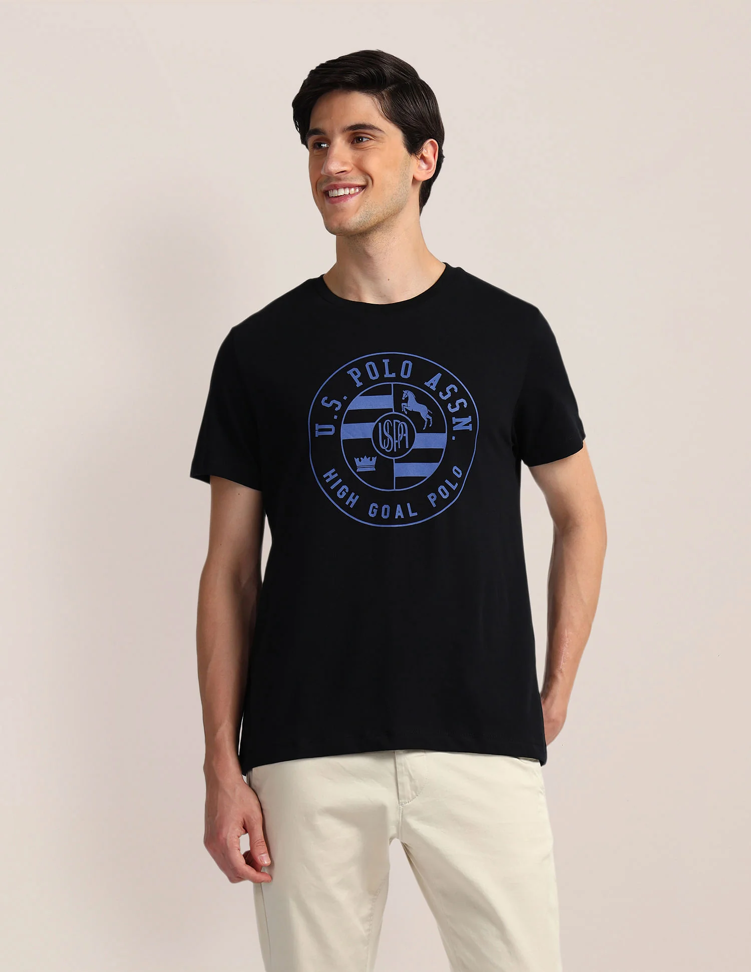 Brand Print Slim Fit T-Shirt - Image 6