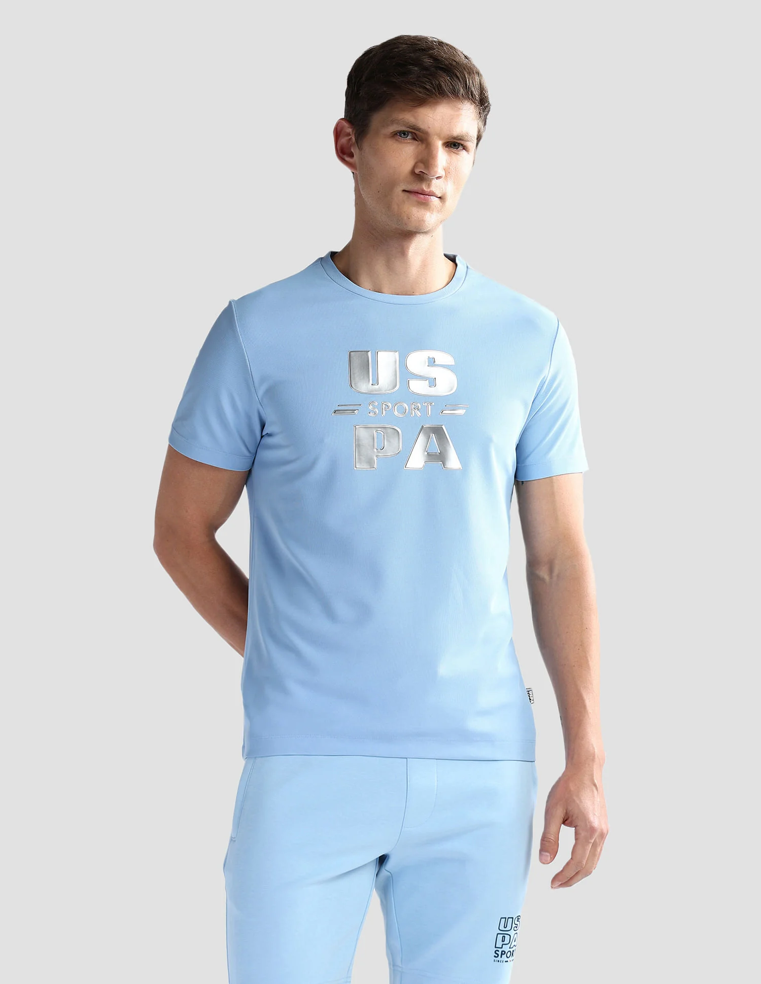 Brand Print Slim Fit T-Shirt - Image 2