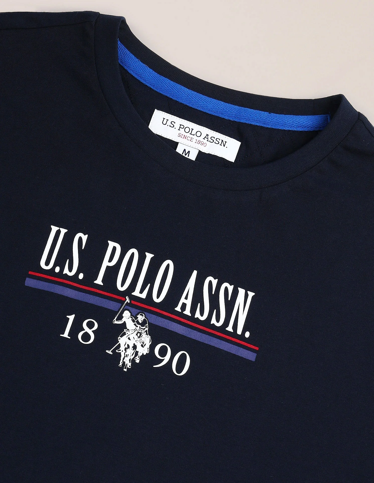 Brand Print Slim Fit T-Shirt - Image 2