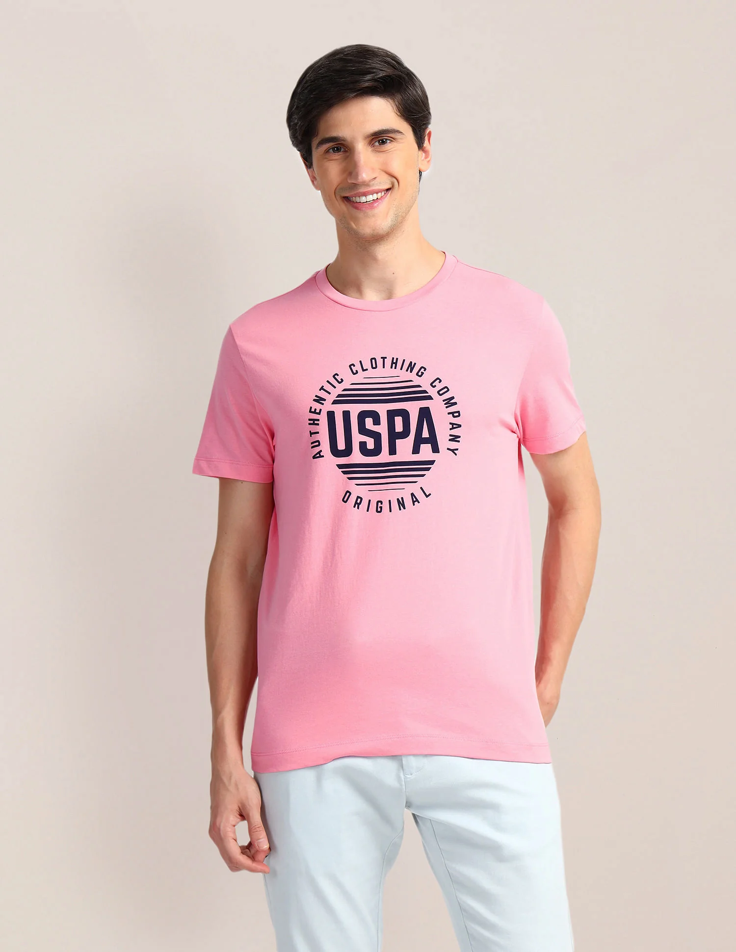 Brand Print Slim Fit T-Shirt - Image 6