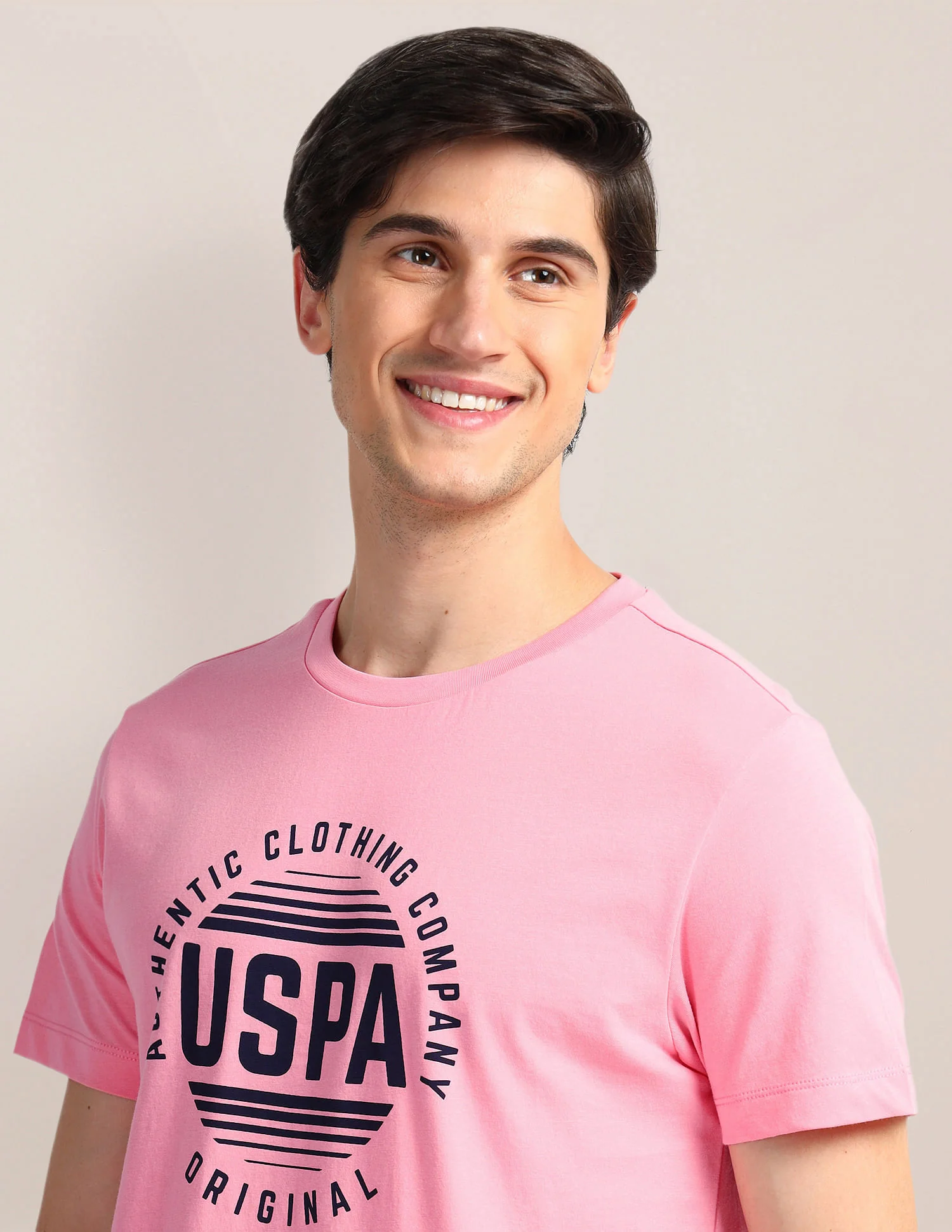 Brand Print Slim Fit T-Shirt - Image 7