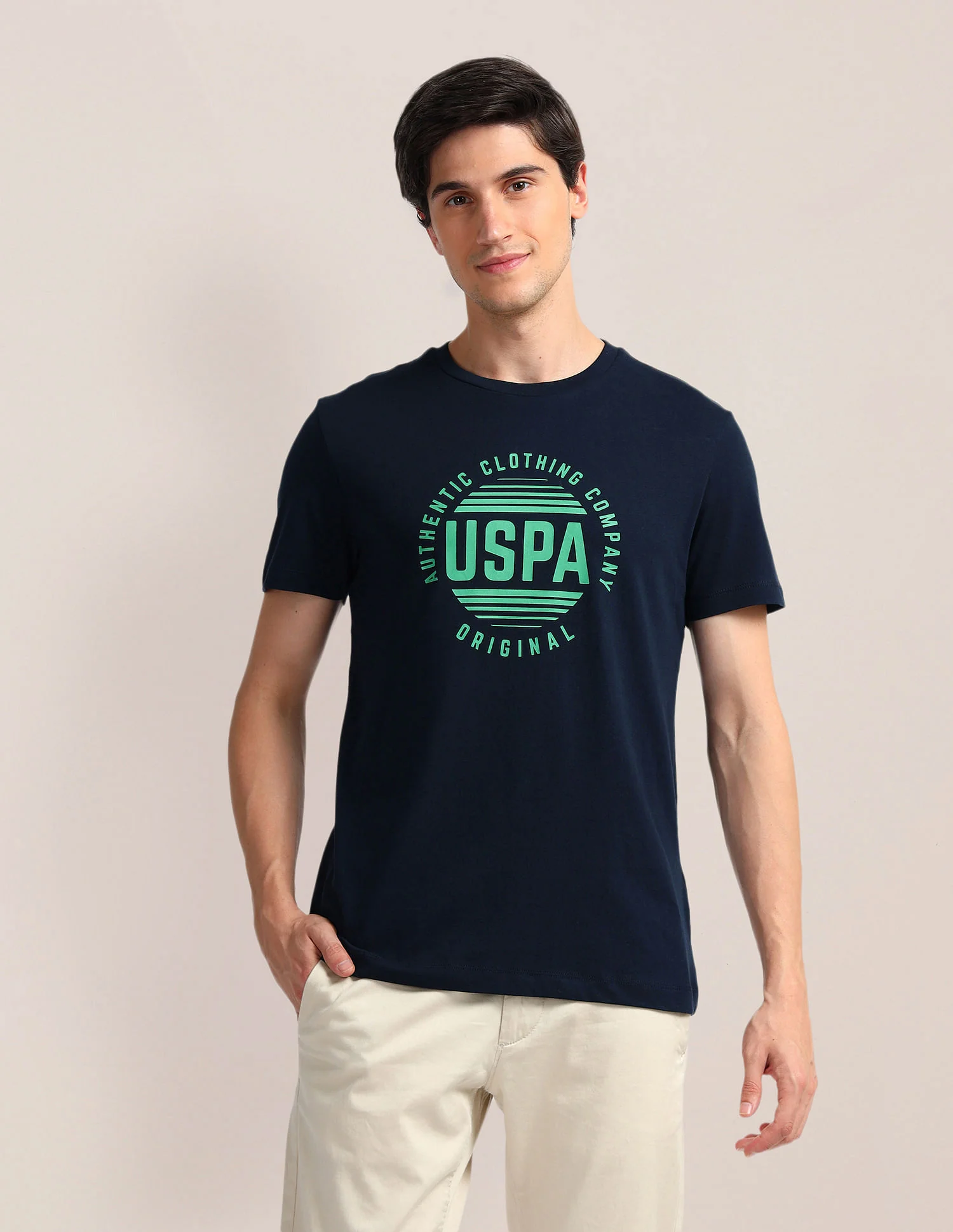 Brand Print Slim Fit T-Shirt - Image 6