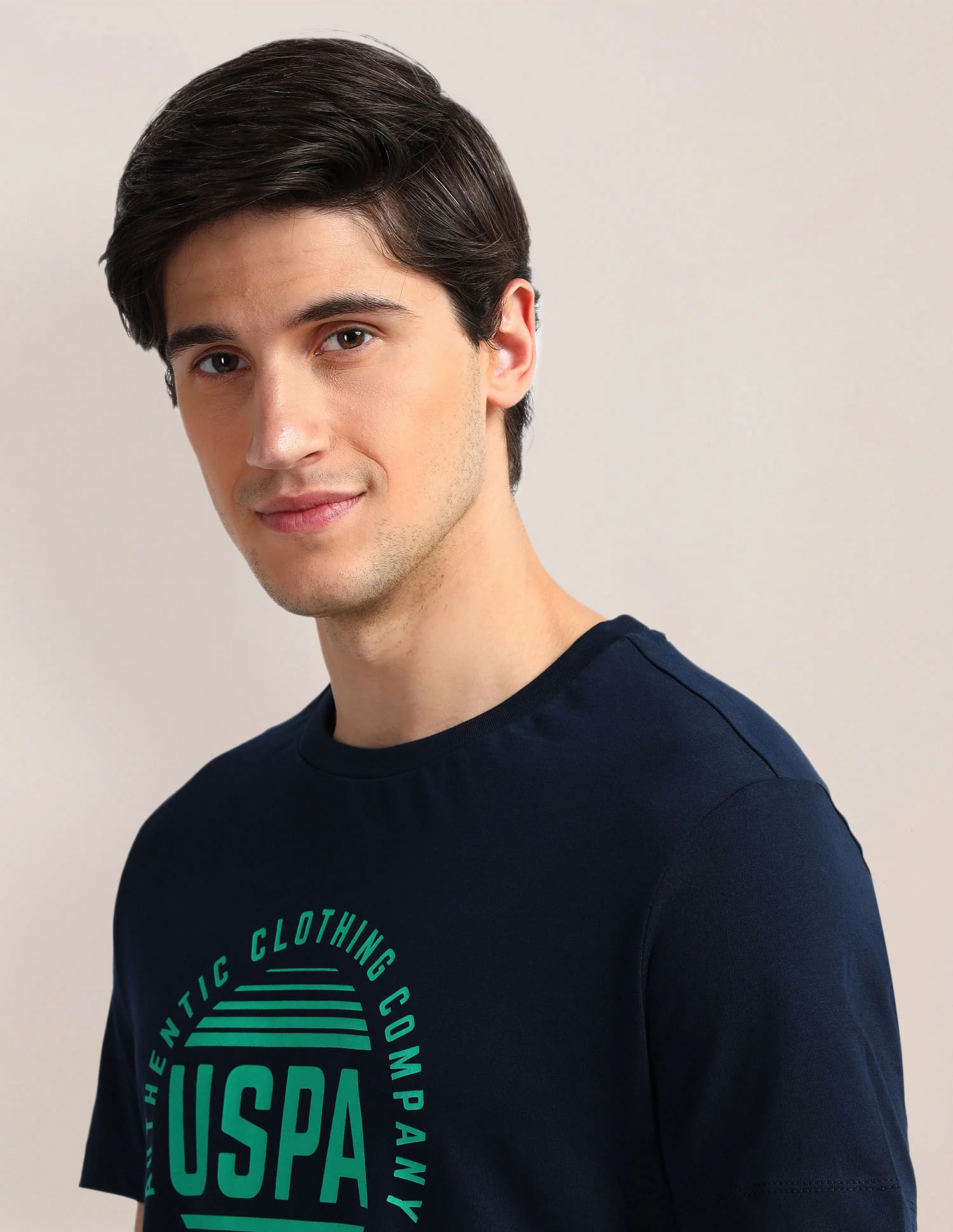 Brand Print Slim Fit T-Shirt - Image 7