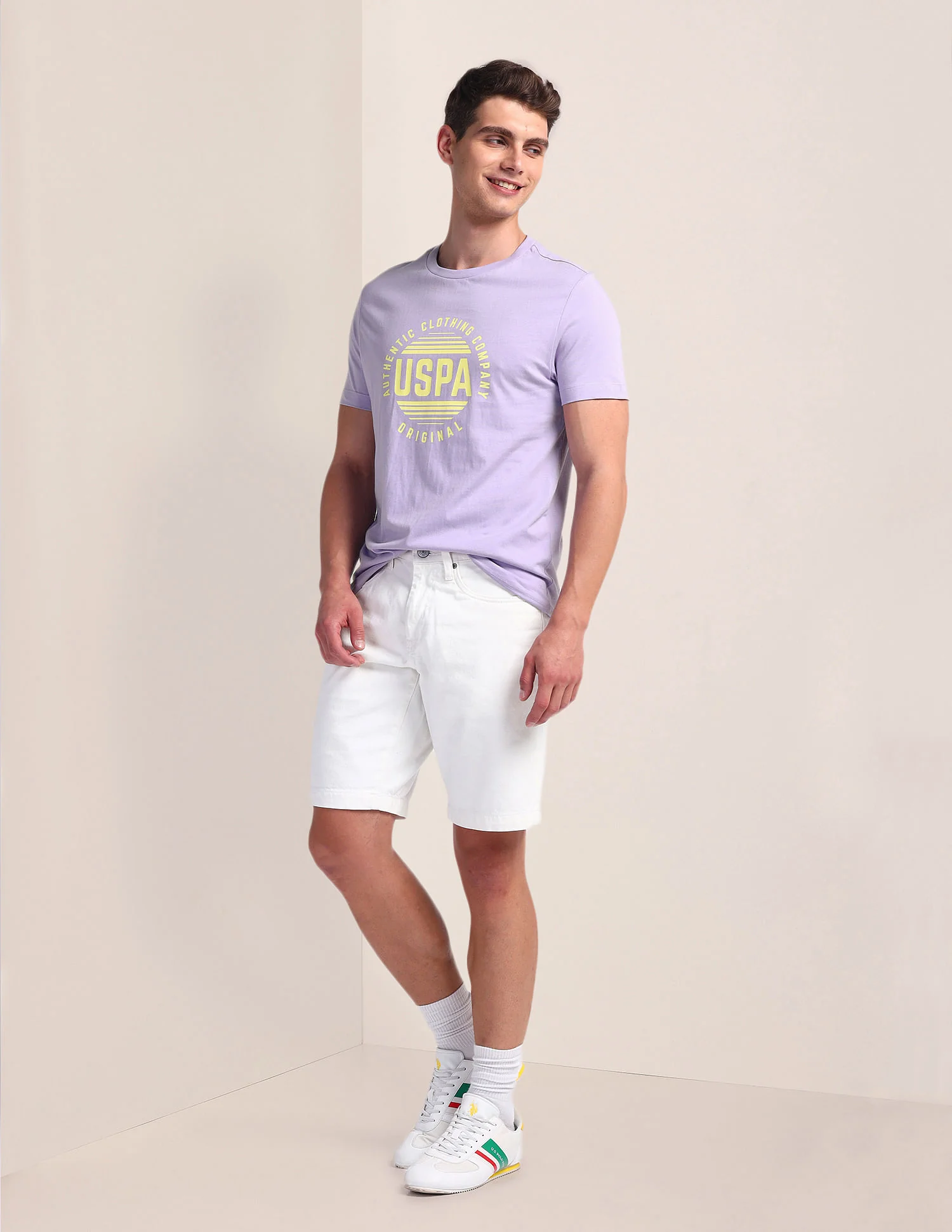 Brand Print Slim Fit T-Shirt - Image 3