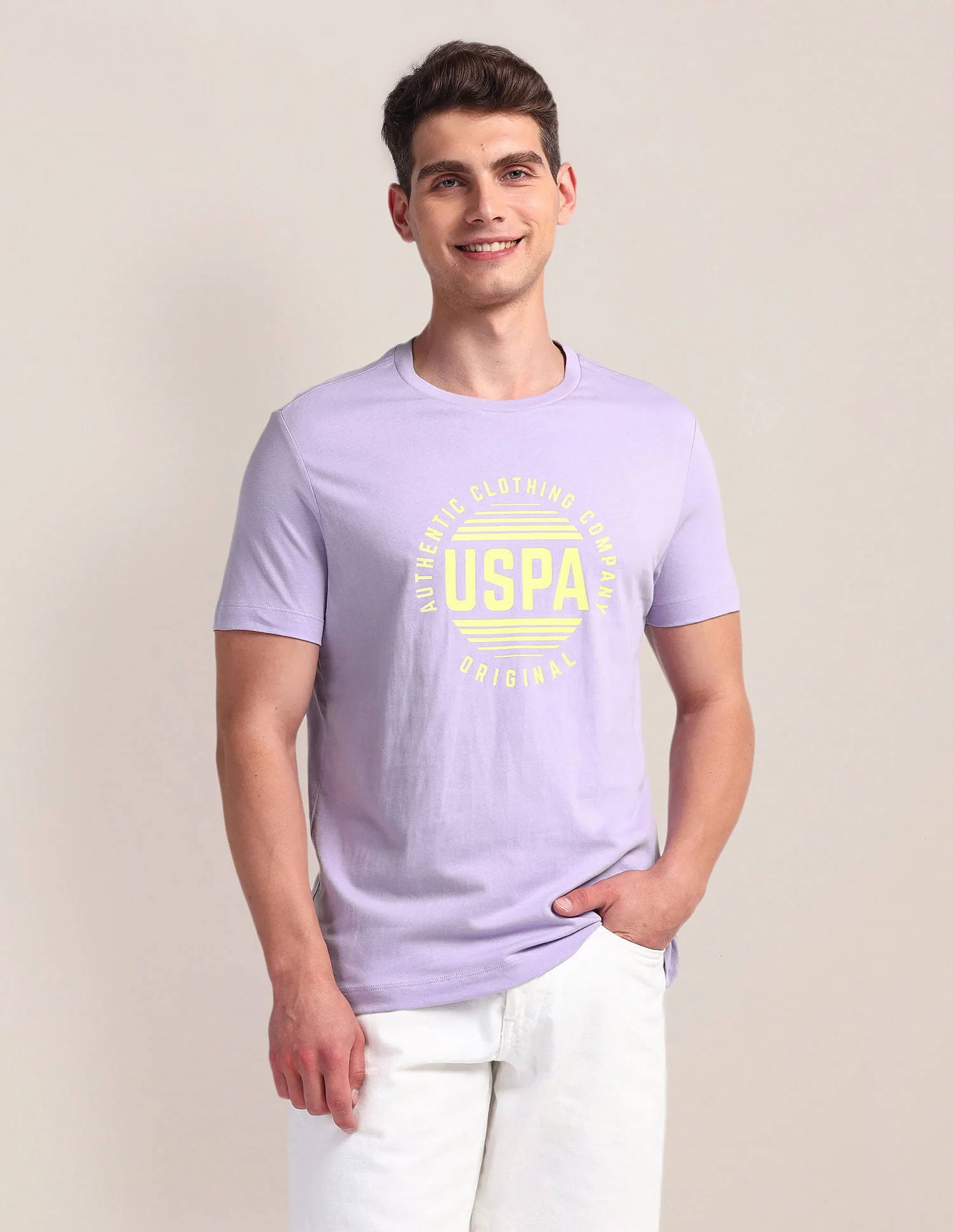 Brand Print Slim Fit T-Shirt - Image 6