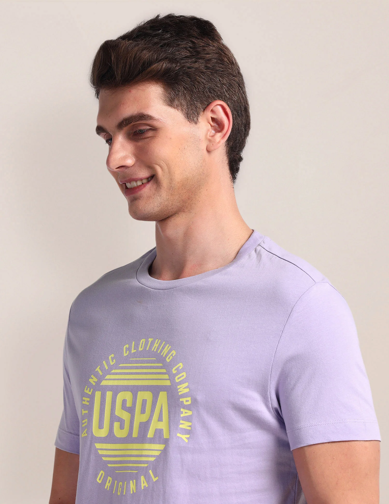 Brand Print Slim Fit T-Shirt - Image 7